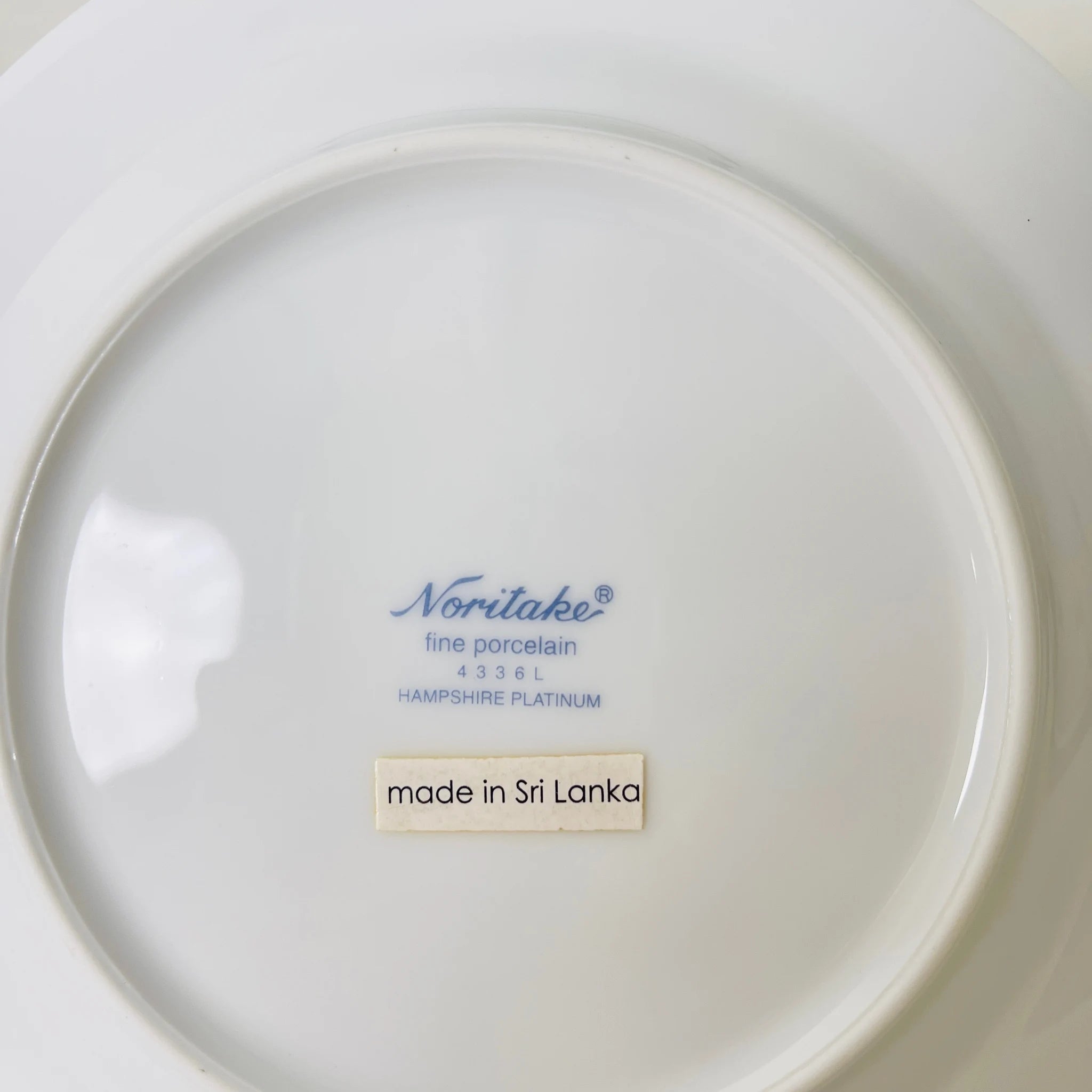 【リユース】パーティーセット 大皿×1 小皿×5 ハンプシャープラチナ Noritake / 未使用 箱付き