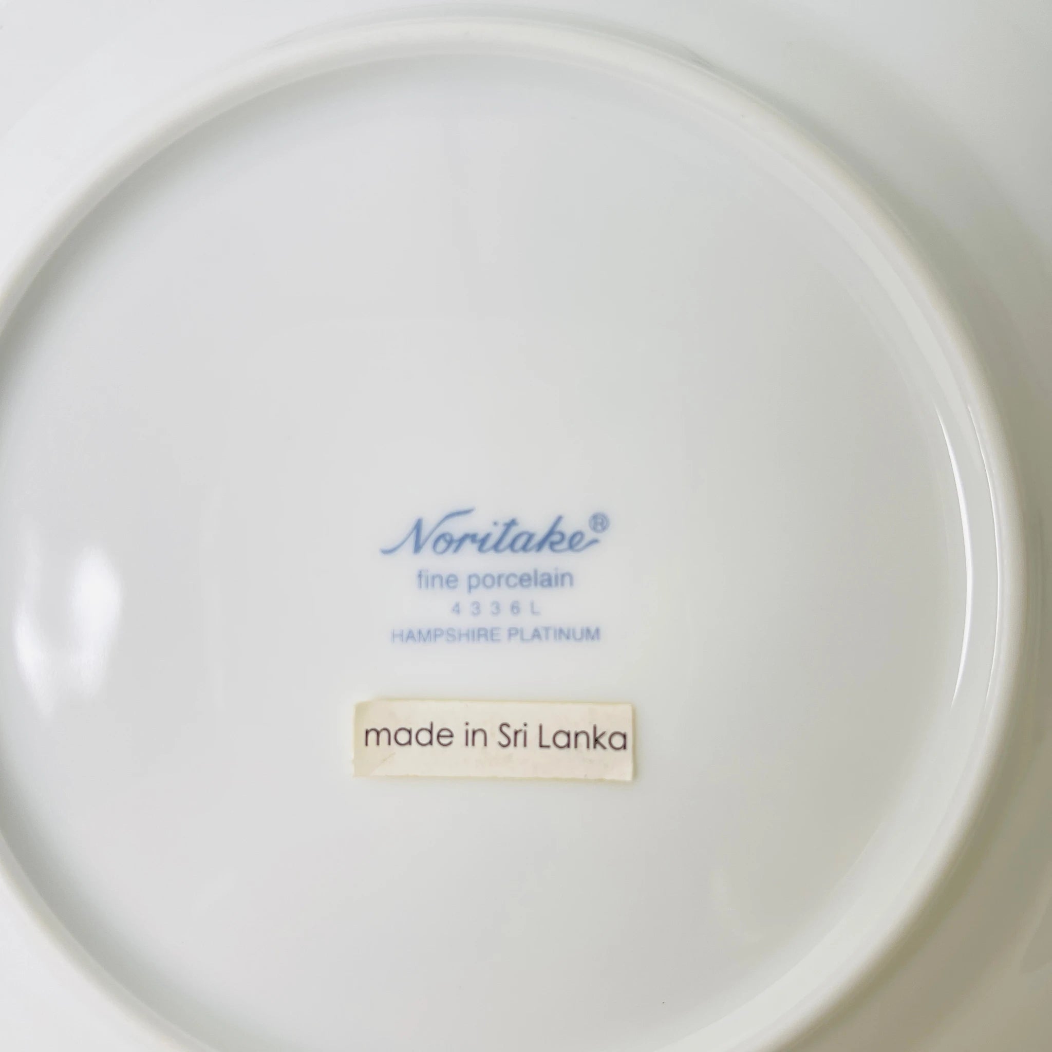 【リユース】パーティーセット 大皿×1 小皿×5 ハンプシャープラチナ Noritake / 未使用 箱付き