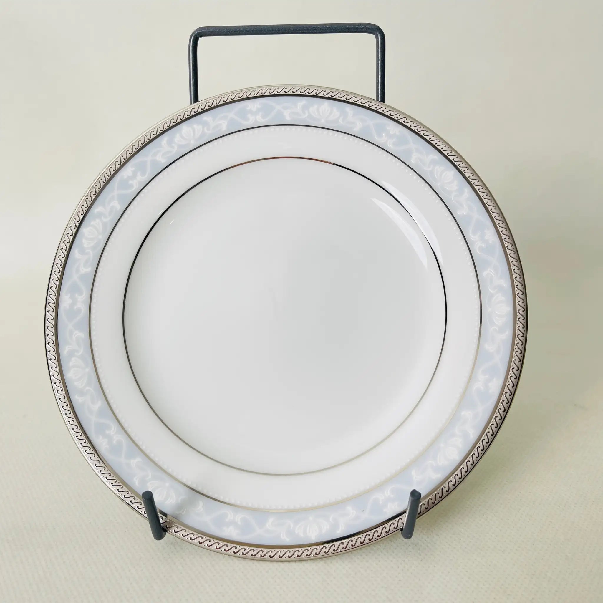 【リユース】パーティーセット 大皿×1 小皿×5 ハンプシャープラチナ Noritake / 未使用 箱付き