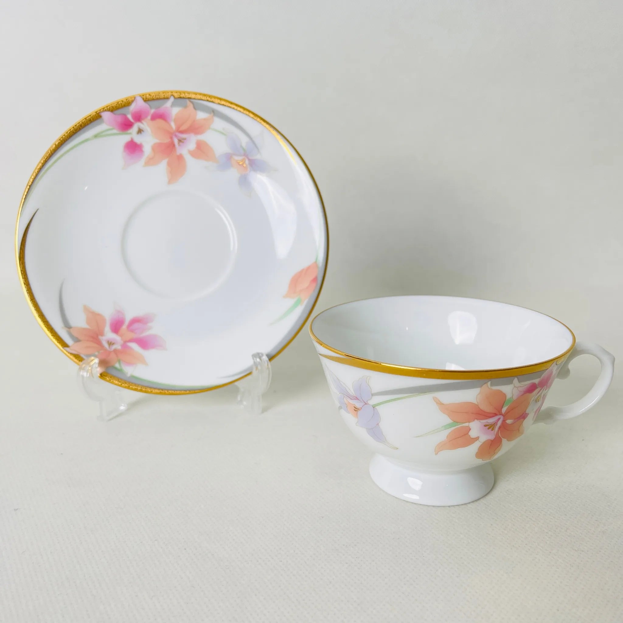 【リユース】ティーカップ ペアセット / 未使用 箱付き