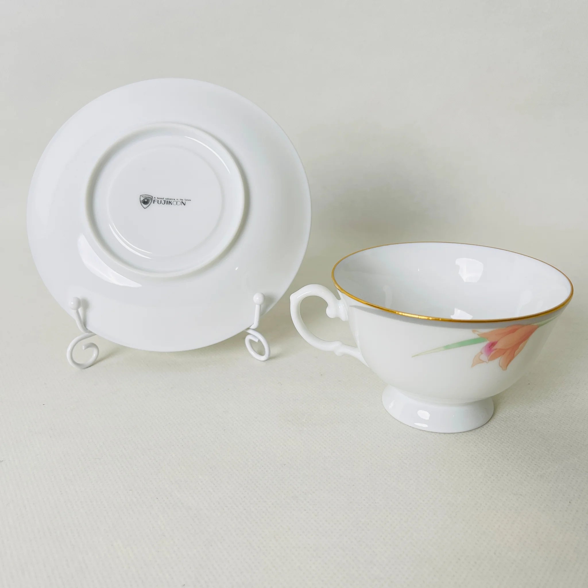 【リユース】ティーカップ ペアセット / 未使用 箱付き