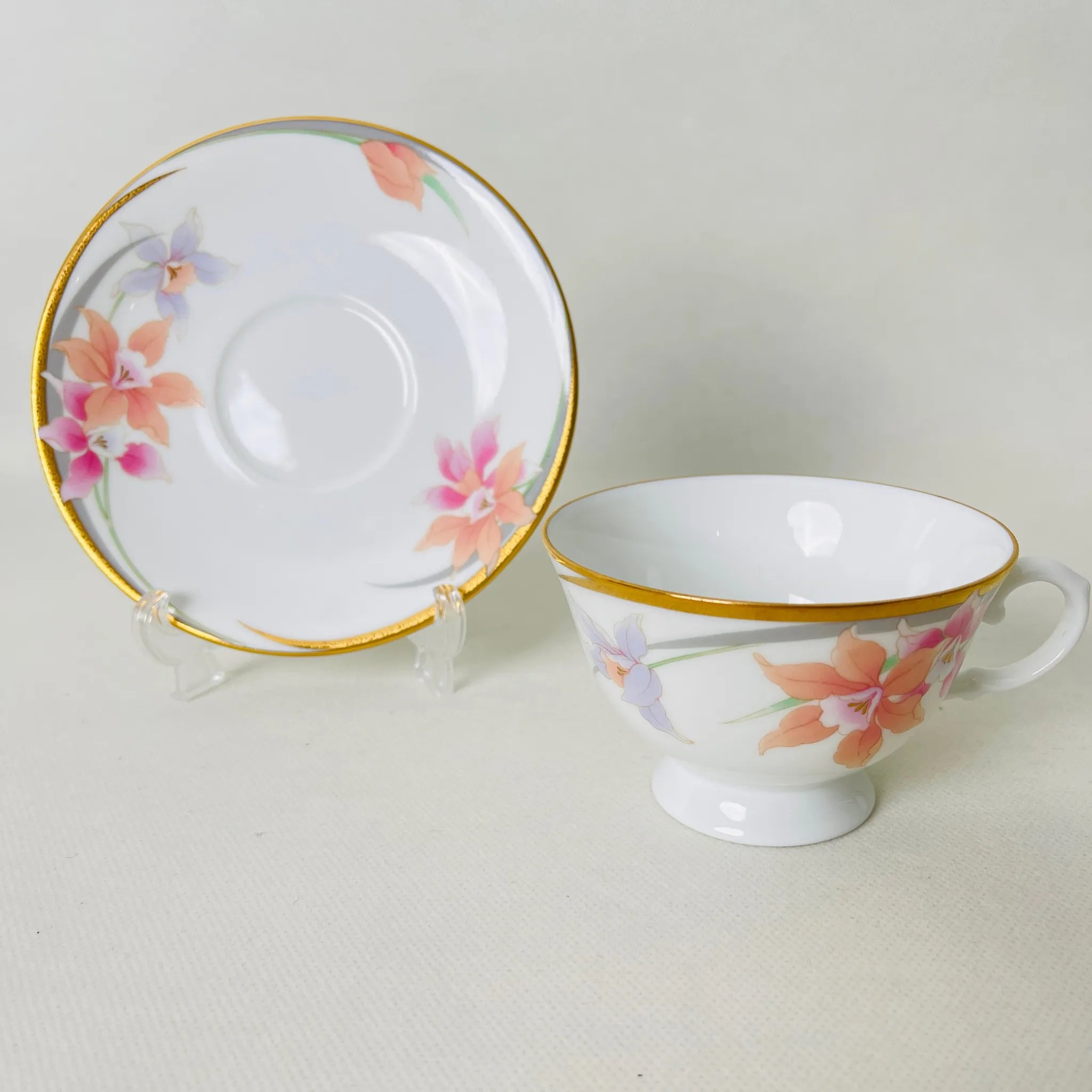 【リユース】ティーカップ ペアセット / 未使用 箱付き