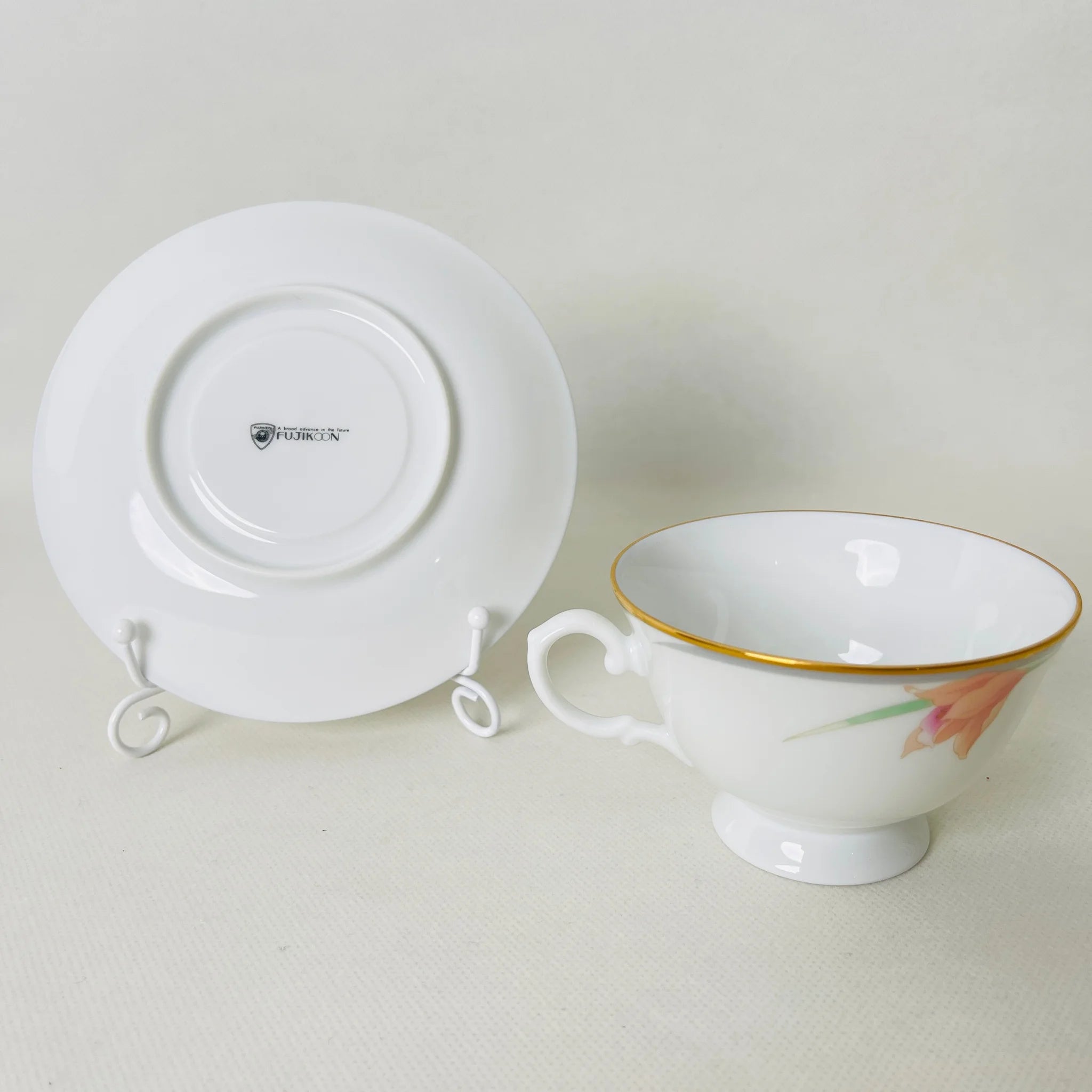 【リユース】 ティーカップ ペアセット / FUJIKOON / 未使用 / 箱付き