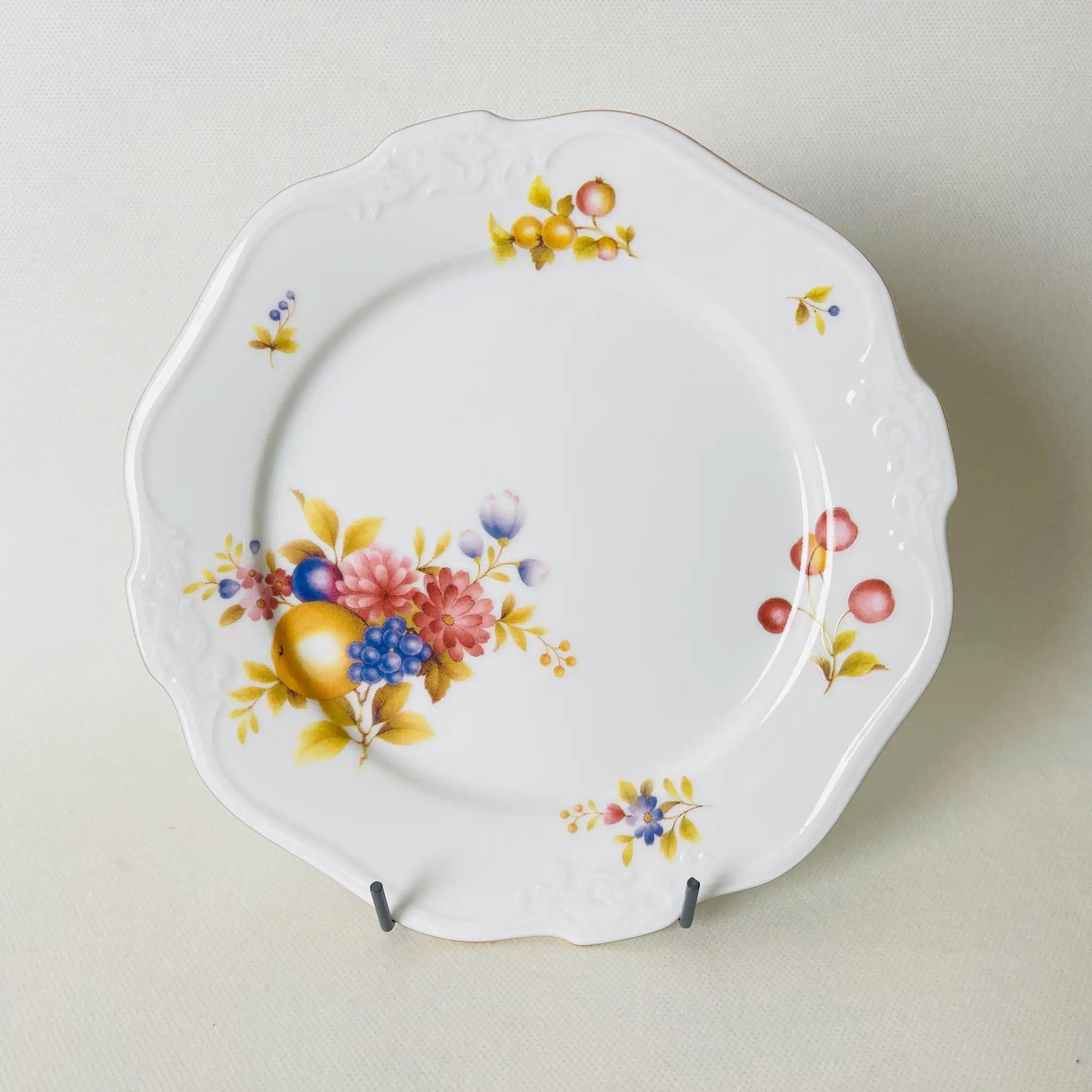 【リユース】プレート フルーツ柄 Noritake 未使用品