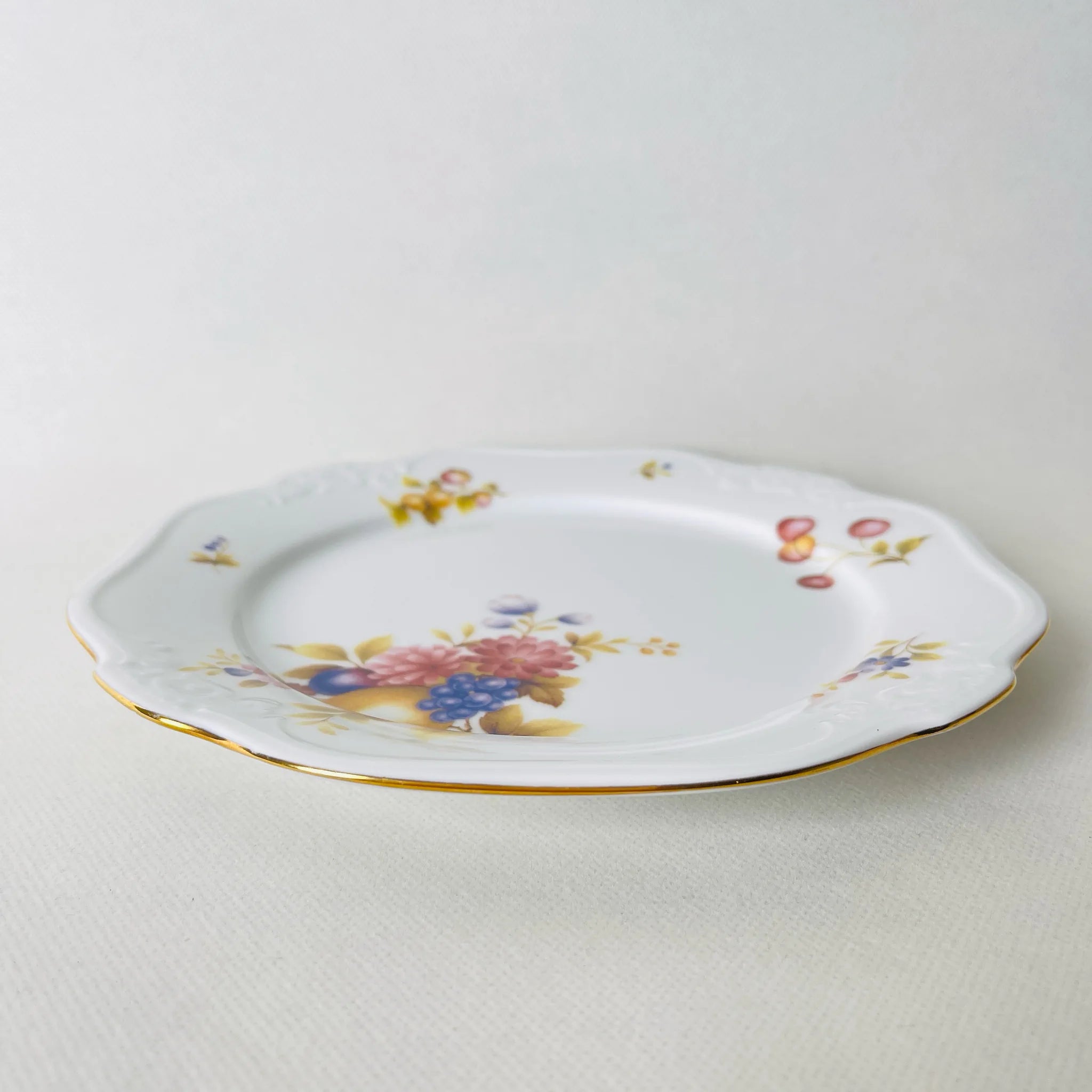 【リユース】プレート フルーツ柄 Noritake 未使用品