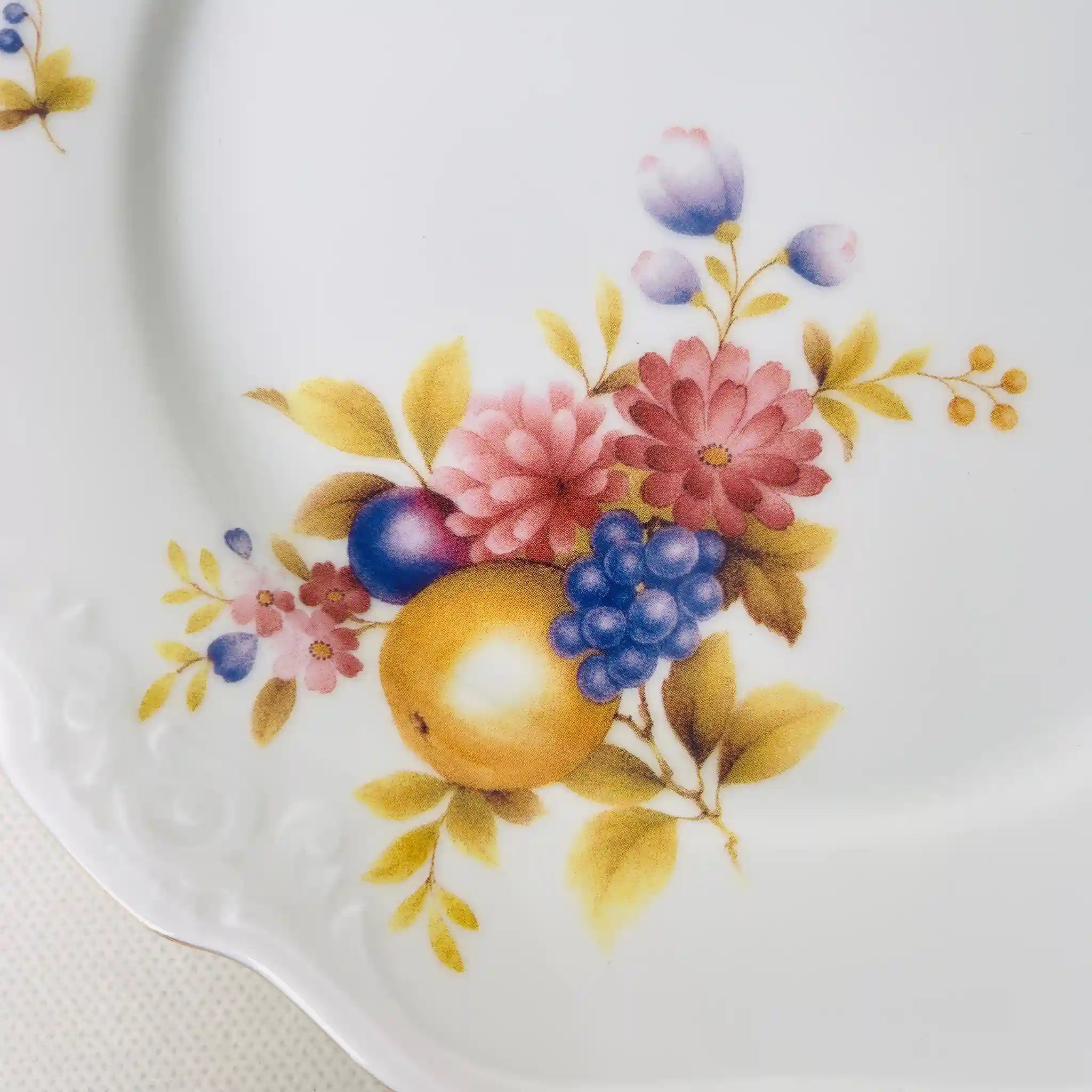 【リユース】プレート フルーツ柄 Noritake 未使用品