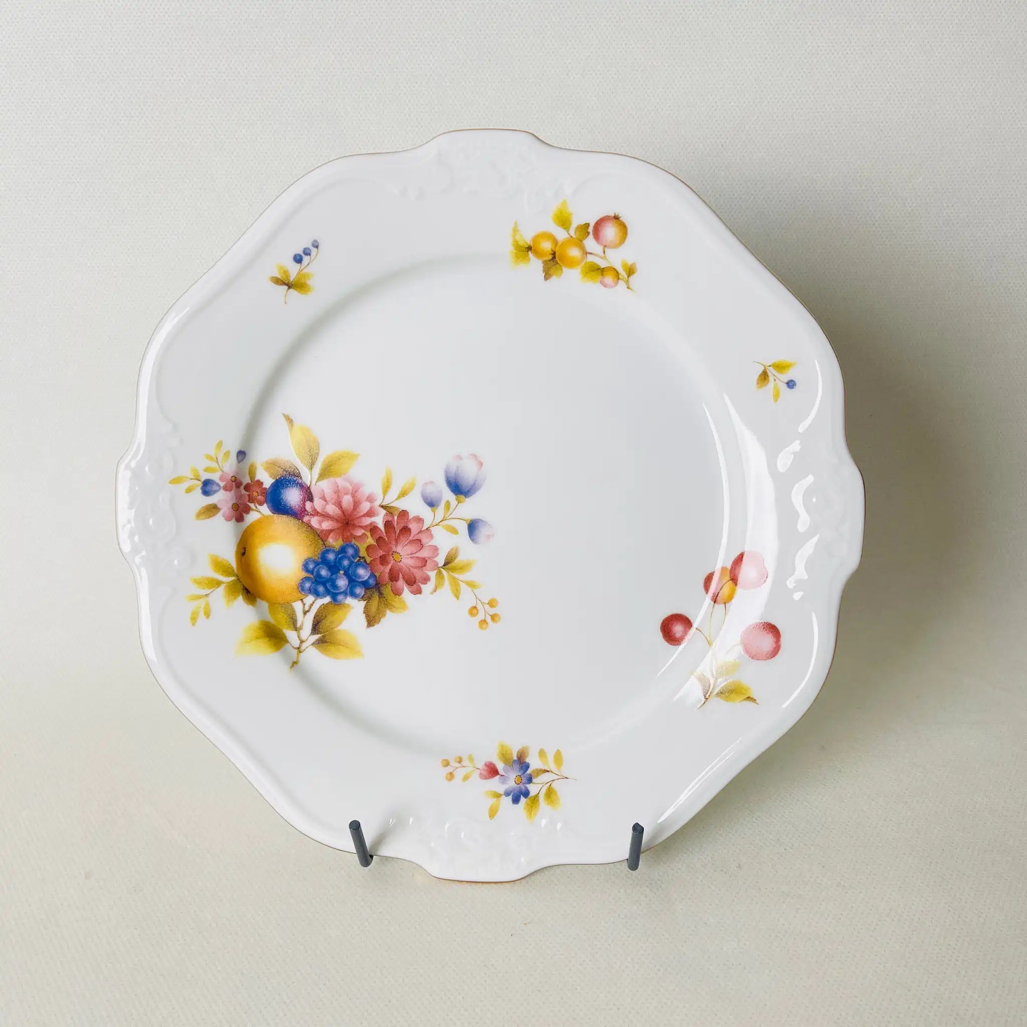 【リユース】プレート フルーツ柄 Noritake 未使用品