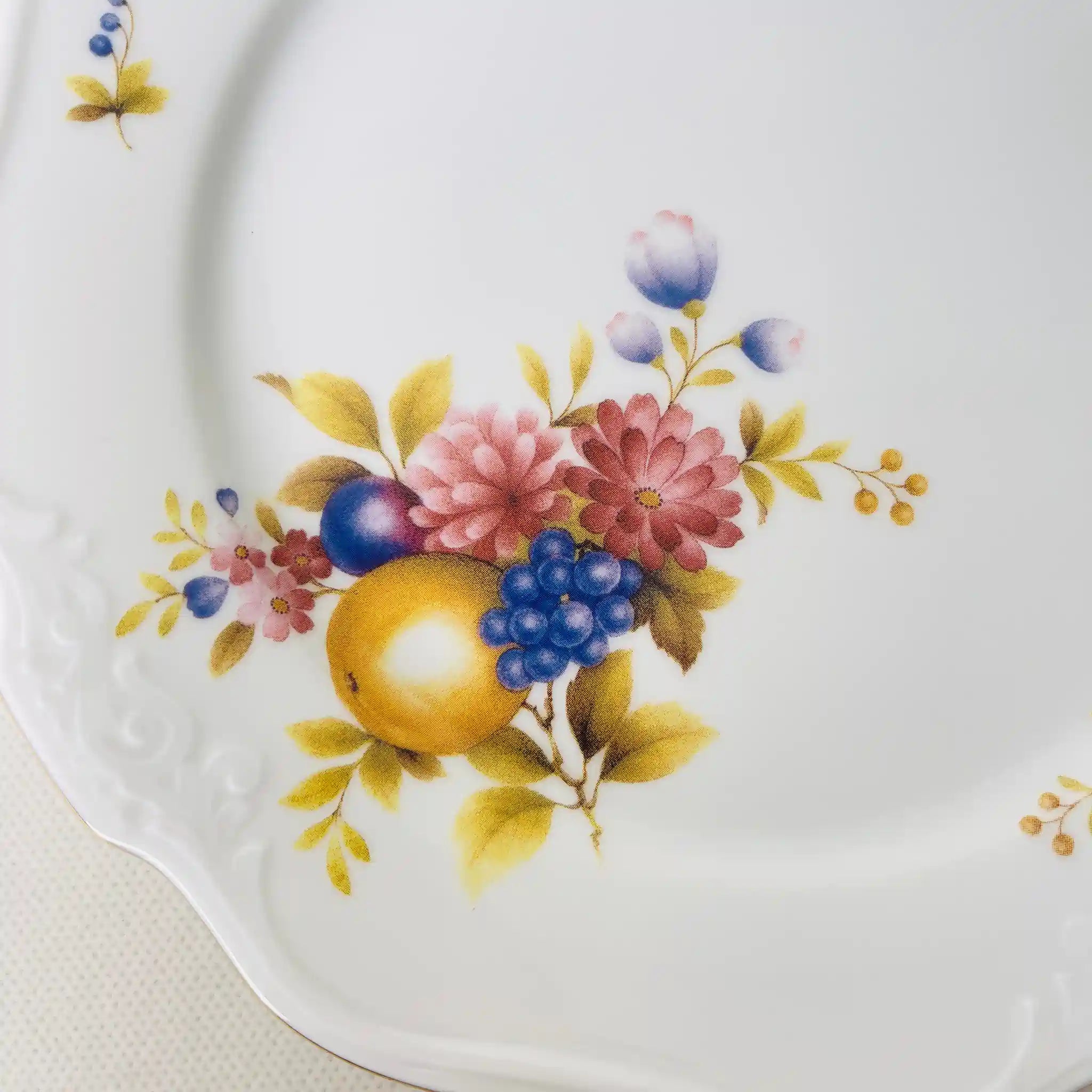 【リユース】プレート フルーツ柄 Noritake 未使用品