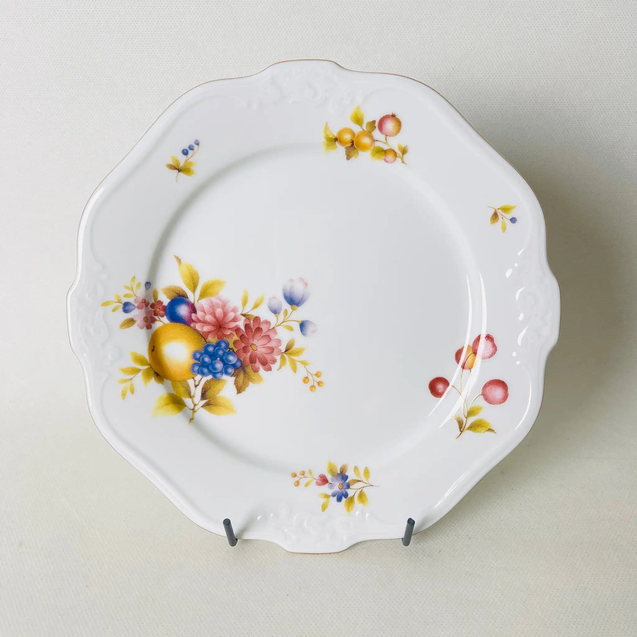 【リユース】プレート フルーツ柄 Noritake 未使用品