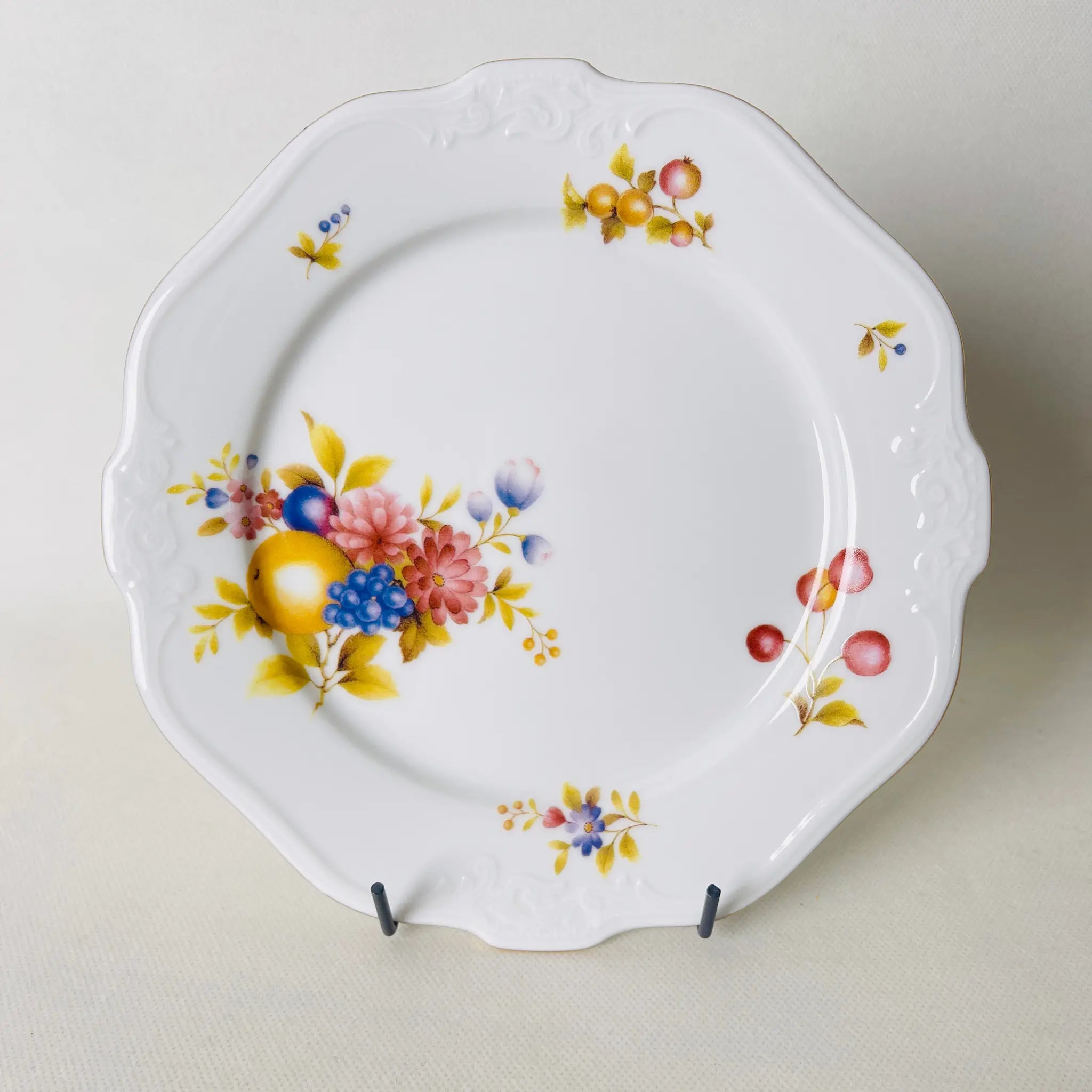 【リユース】プレート フルーツ柄 Noritake 未使用品