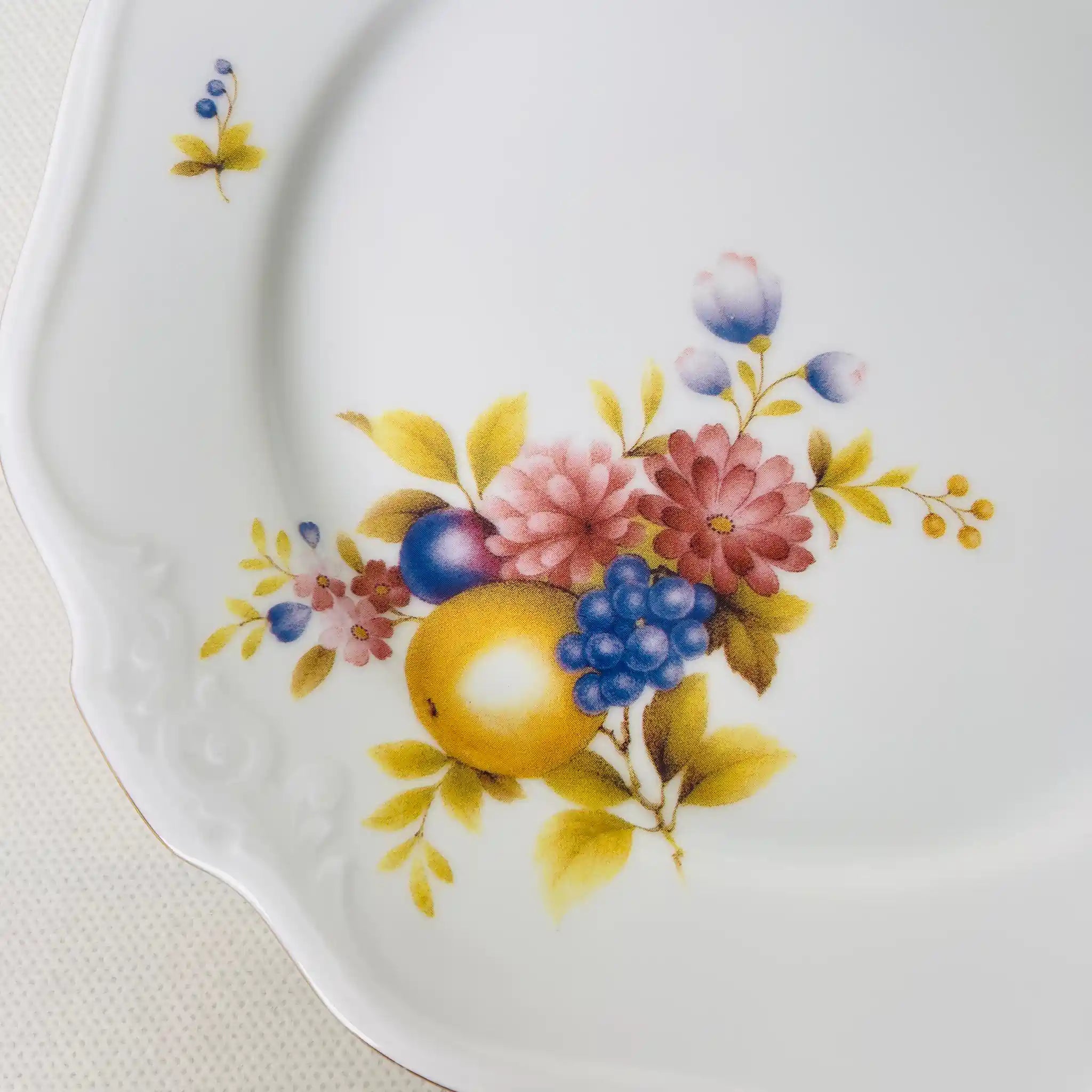 【リユース】プレート フルーツ柄 Noritake 未使用品