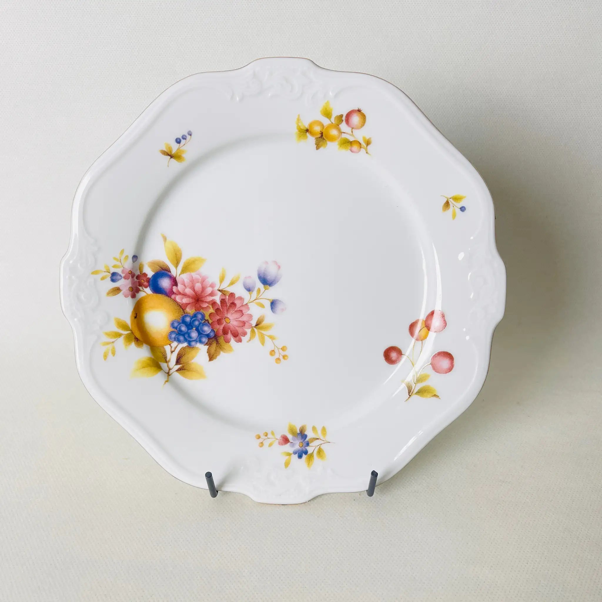 【リユース】プレート フルーツ柄 Noritake 未使用品