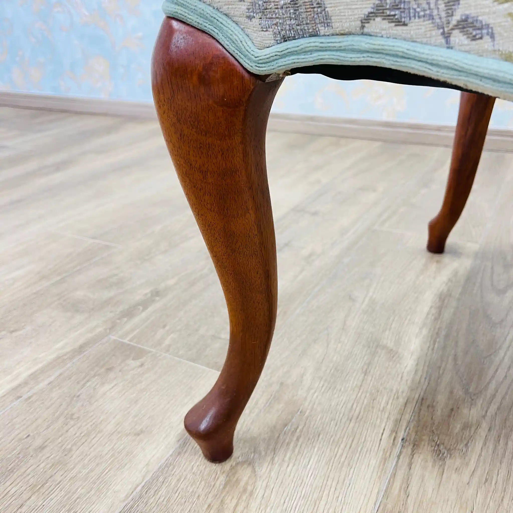 【リユース】 アンティーク調セティ2P / アールヌーボー様式 / 猫脚