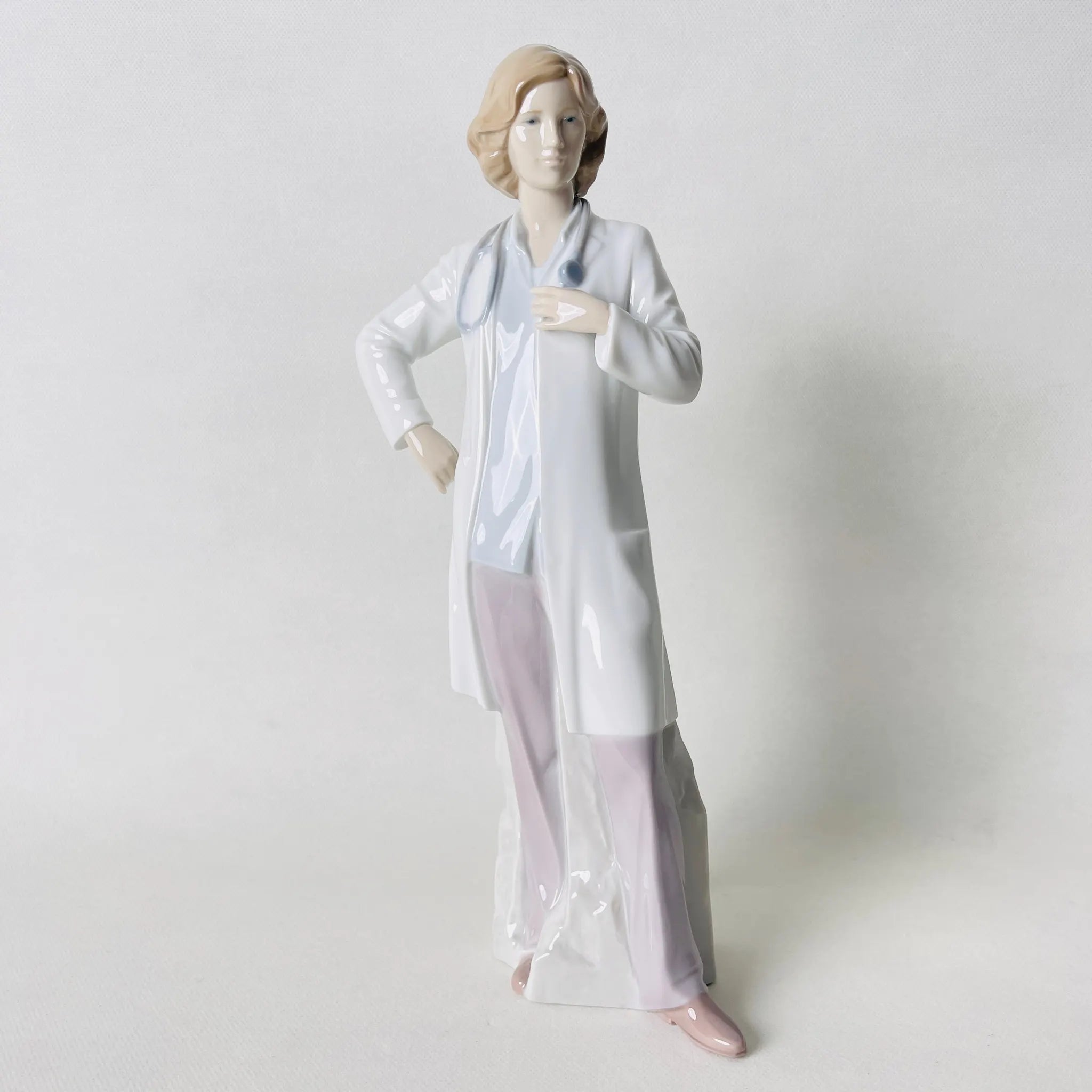 【リユース】 フィギュリン(陶器人形) / LLADRO / 「頼れるドクター」 / スペイン / 未使用