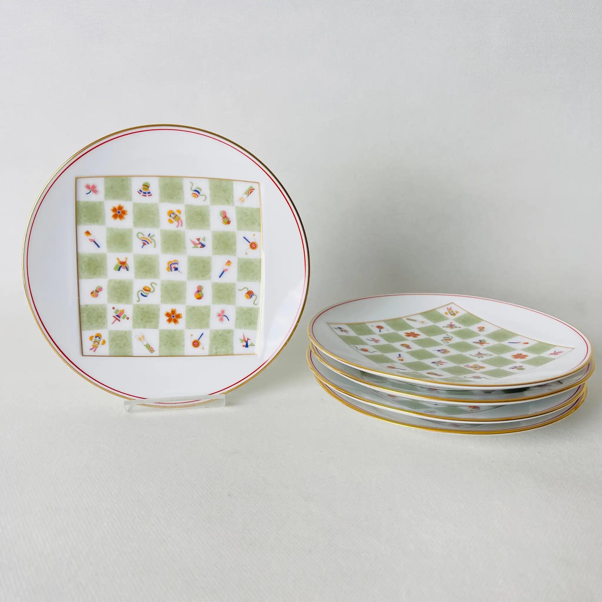【リユース】 プレート(皿) 5P / Noritake(ノリタケ) / 未使用 / 箱付き