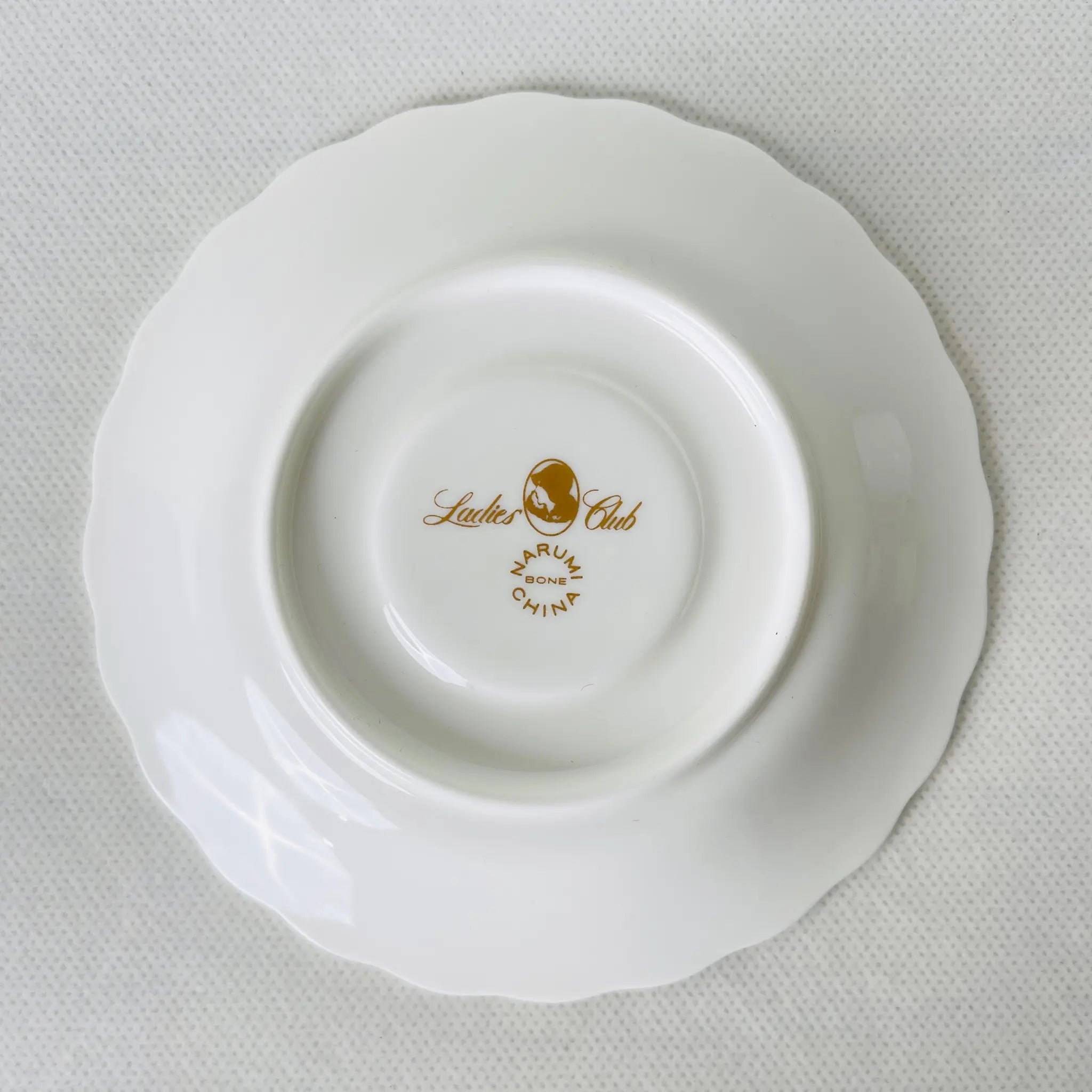 【リユース】 ペアティーカップセット / NARUMI / Ladies club Bone China / 未使用 / 箱付き