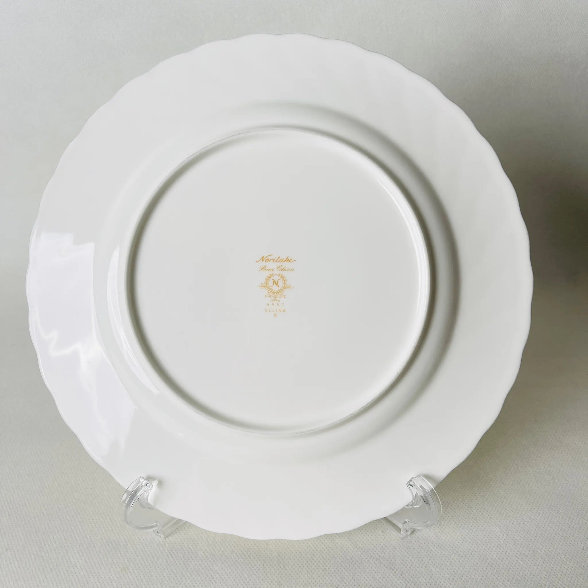 【リユース】 ディナープレート5枚セット / Noritake(ノリタケ) / Bone China / 未使用 / 箱付き