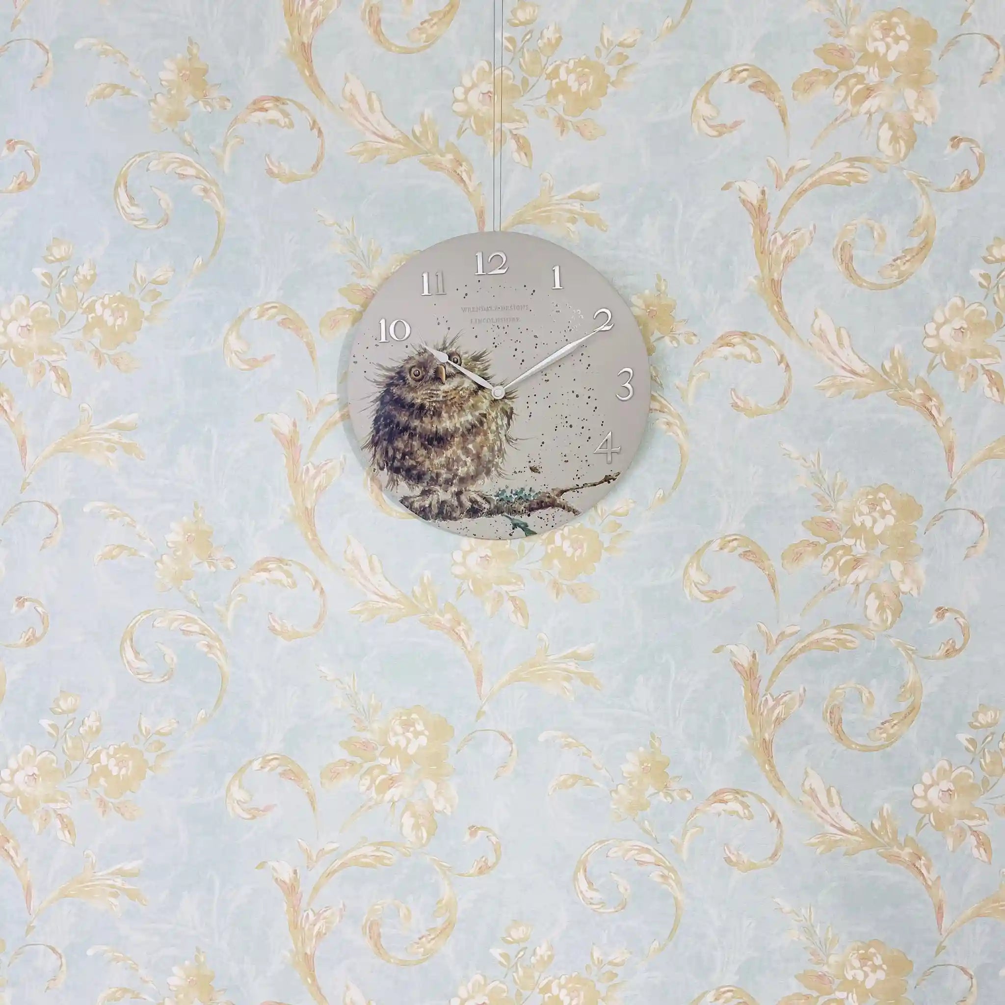 【リユース】 ウォールクロック / Wrendale Designs Hannah Dale / 未使用 / 箱付き