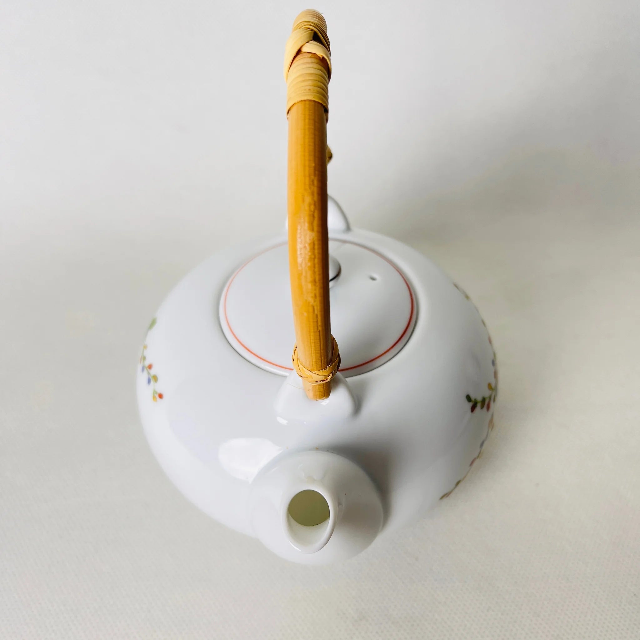 【リユース】 急須・湯呑 5P / 中村勘九郎 / 華五様 土瓶茶器 / 未使用 / 箱付き
