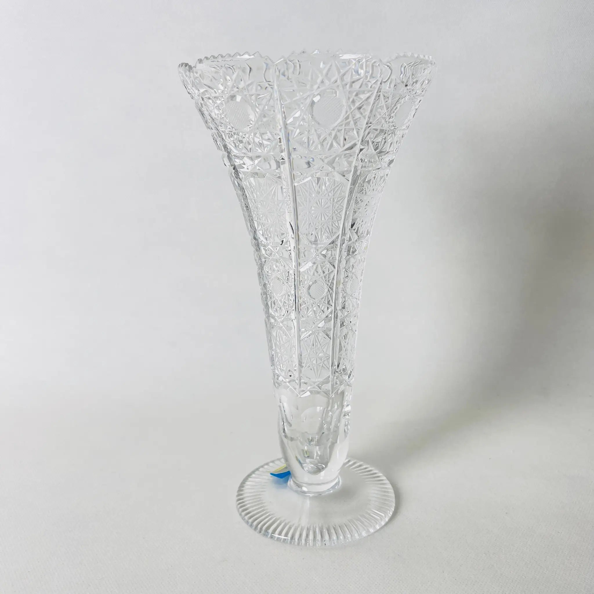 【リユース】 フラワーベース(花瓶) / LAUSITZER GLAS(ラウジッツァー グラス) / ドイツ / 未使用 / 箱付き