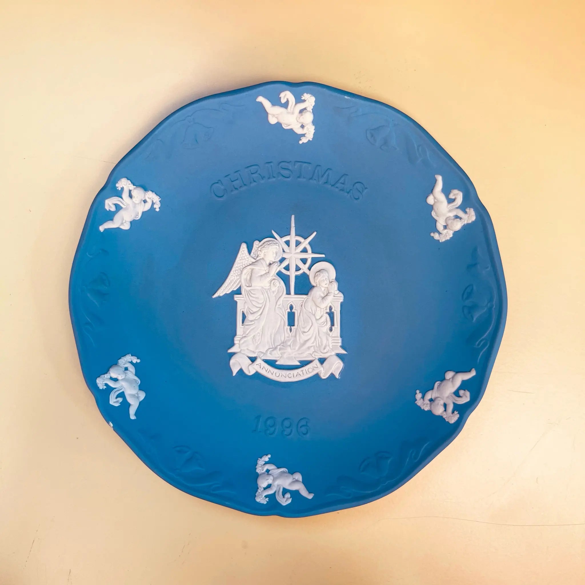 【アンティーク】 プレート WEDGEWOOD(ウェッジウッド) ジャスパーウェア 1775年代