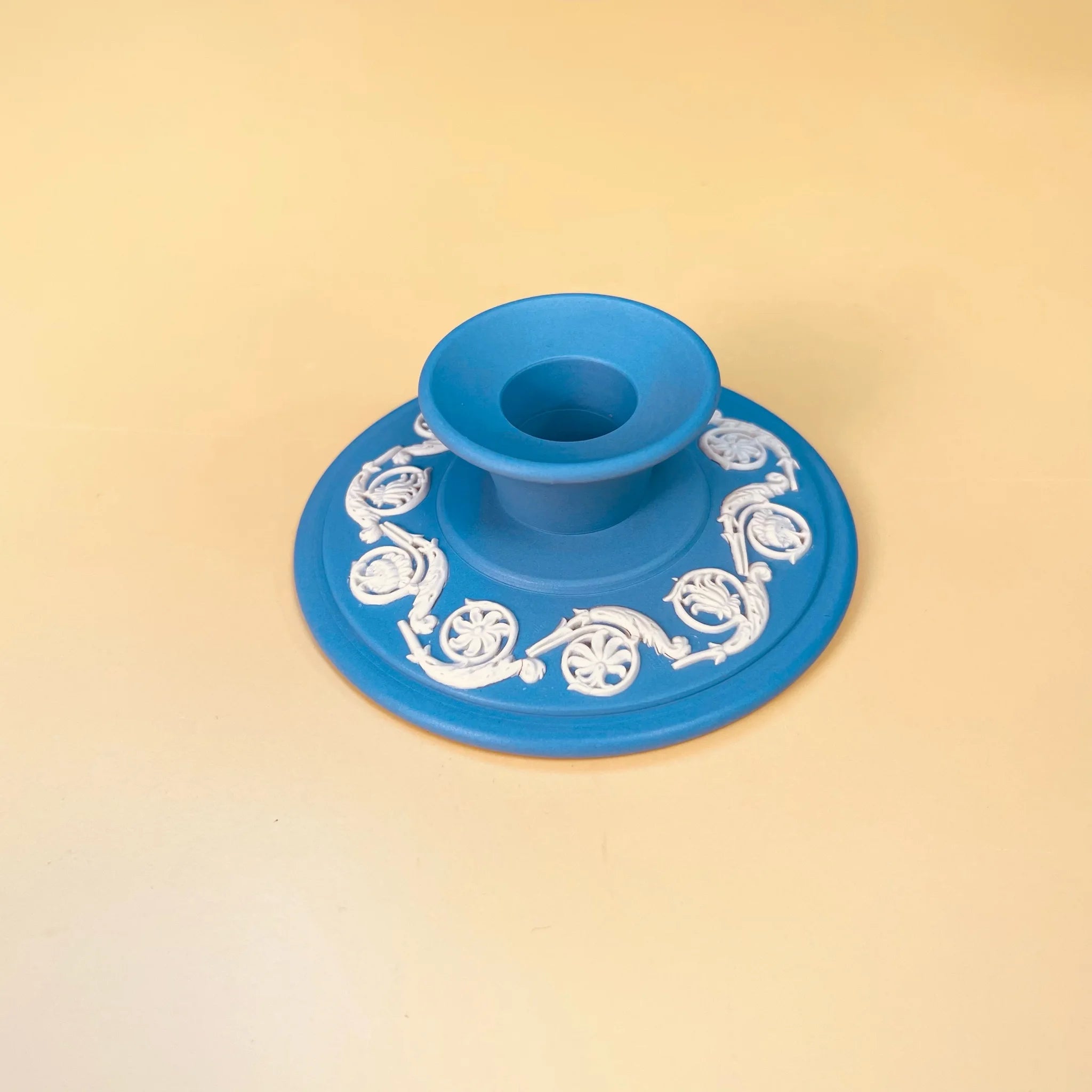 【アンティーク】 キャンドルスタンド 小 WEDGEWOOD(ウェッジウッド) ジャスパーウェア 1775年代