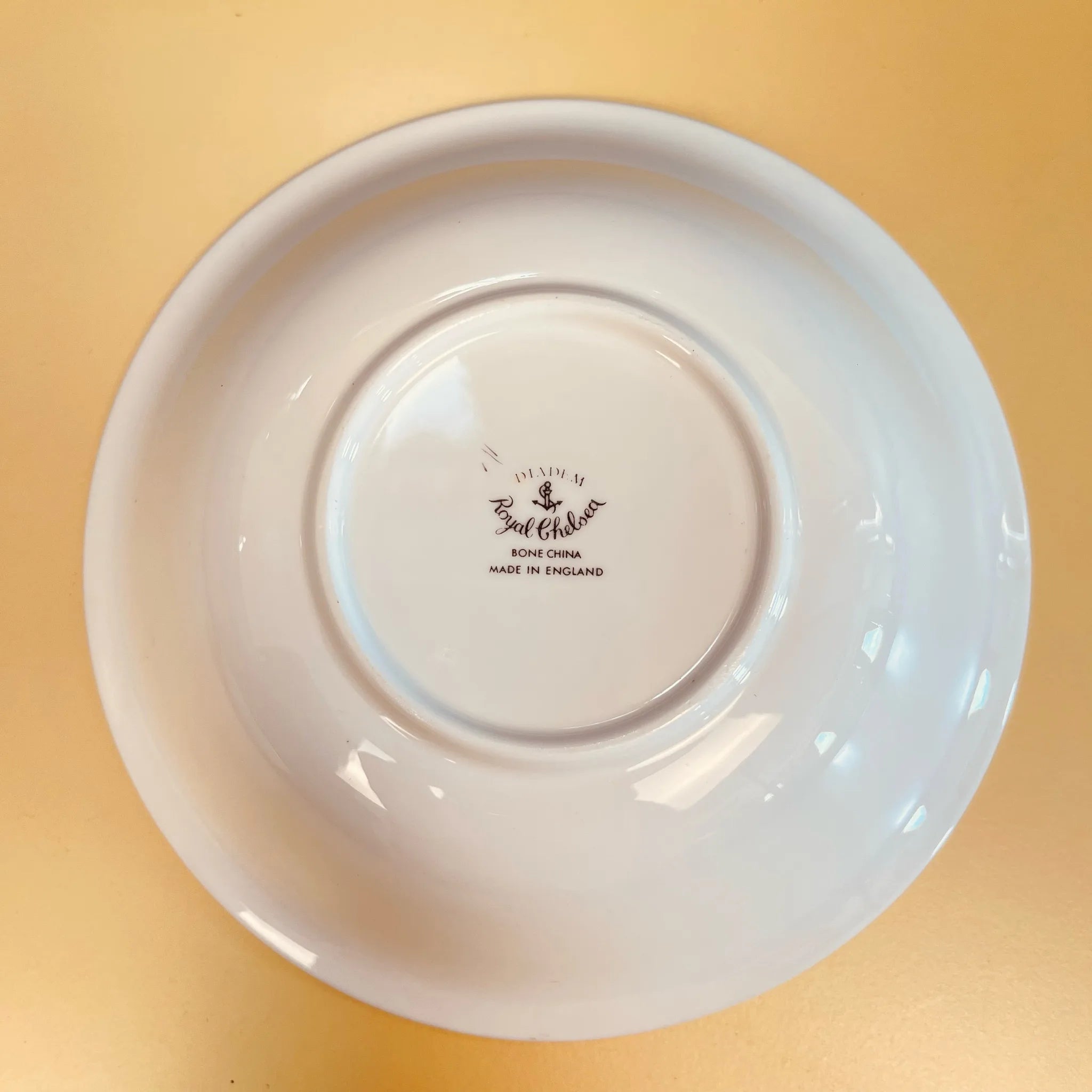 【アンティーク】プレート(皿) Royal Chelsea(ロイヤル チェルシー) / DIADEM / Bone China / イギリス /