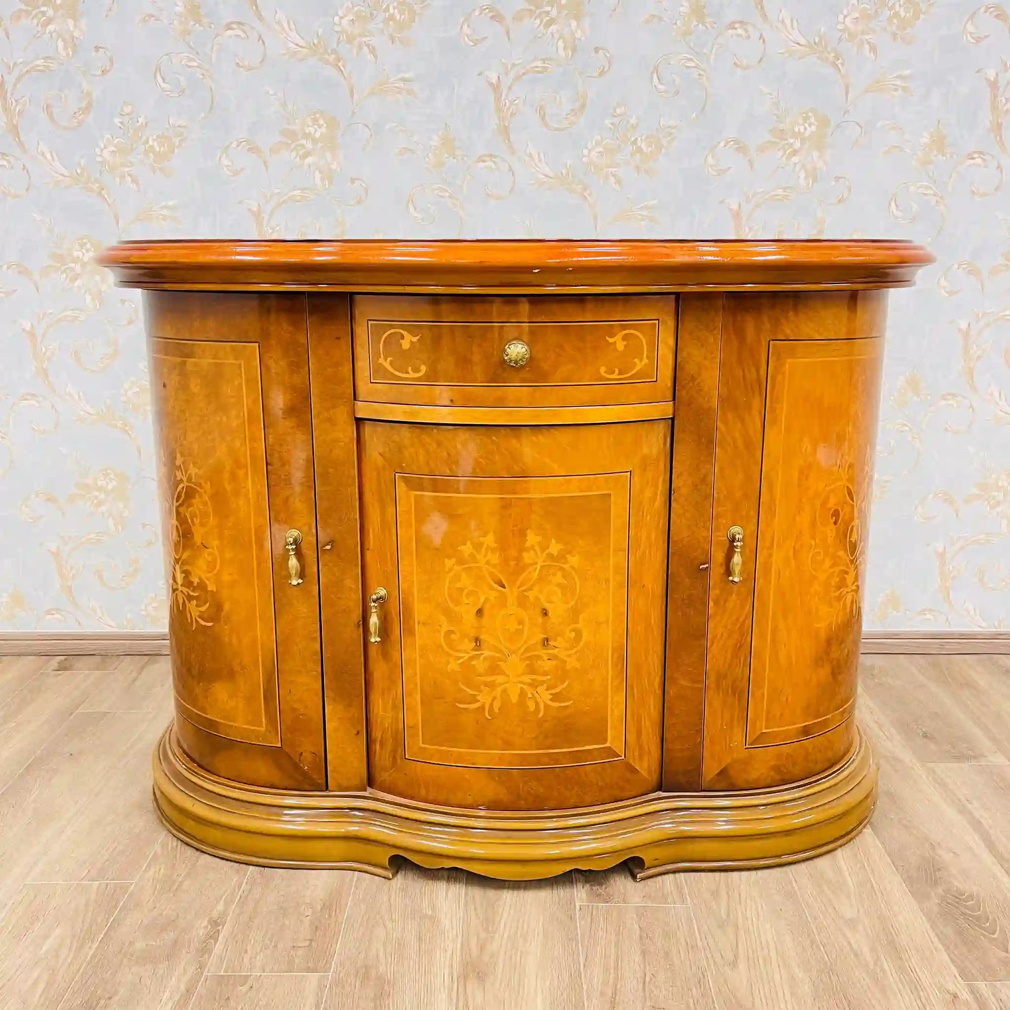 【リユース】 コンソールチェスト / 象嵌(インレイ) 工場リペア済