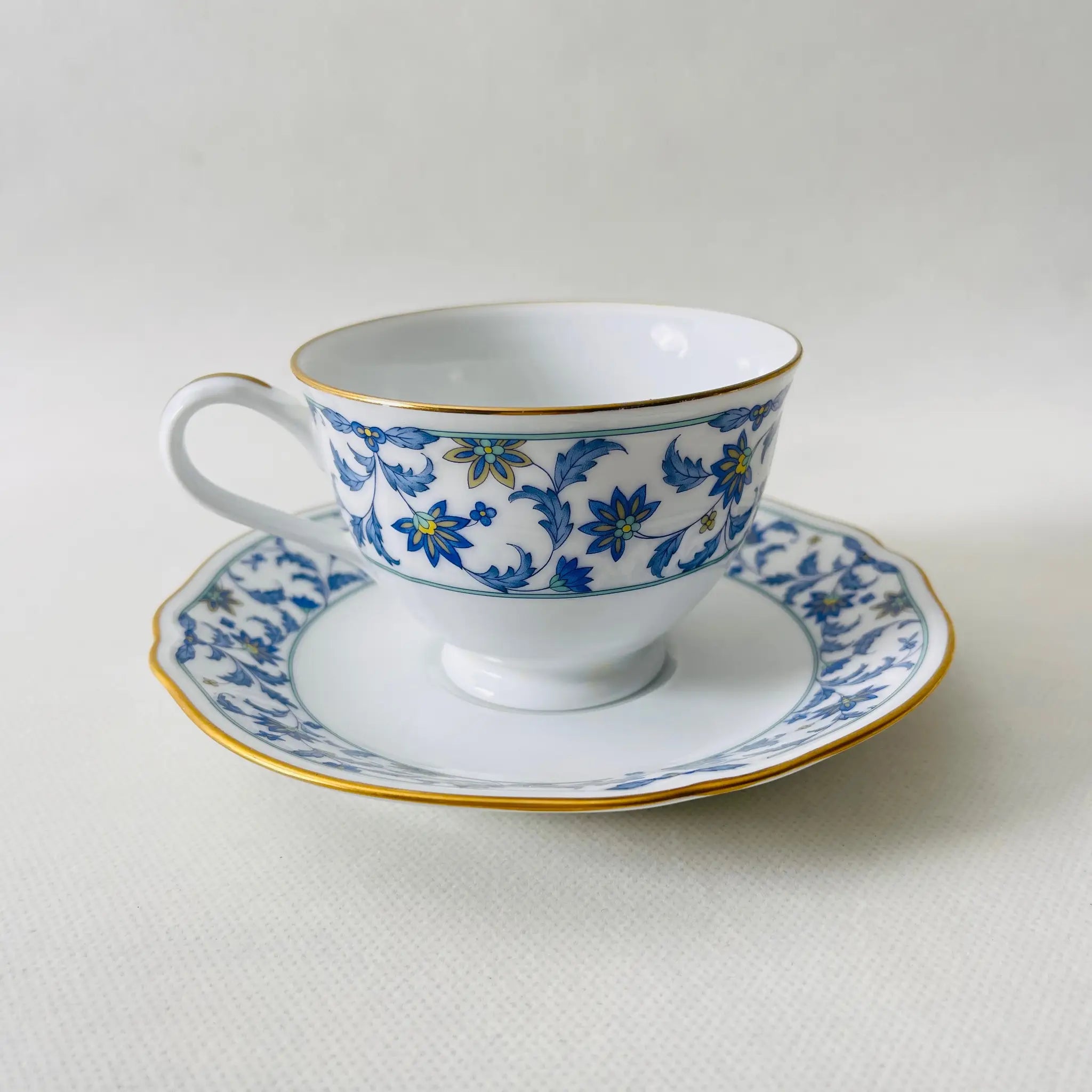 【リユース】ティーカップセット Noritake(ノリタケ) / NINFA LAGUNA(ニンファ ラグーナ) / 日本 /