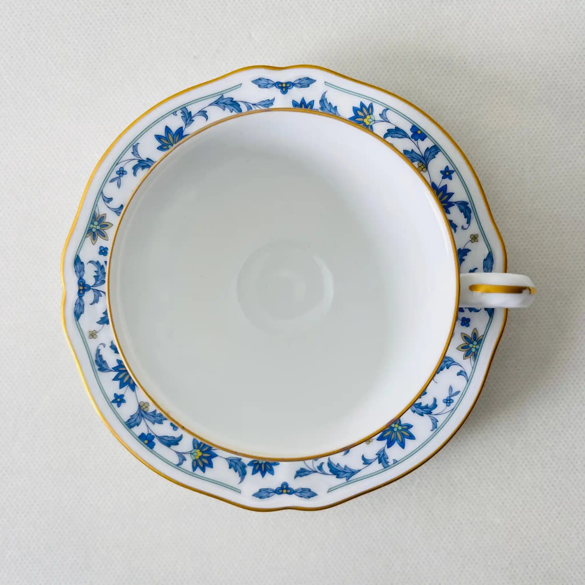 【リユース】ティーカップセット Noritake(ノリタケ) / NINFA LAGUNA(ニンファ ラグーナ) / 日本 /
