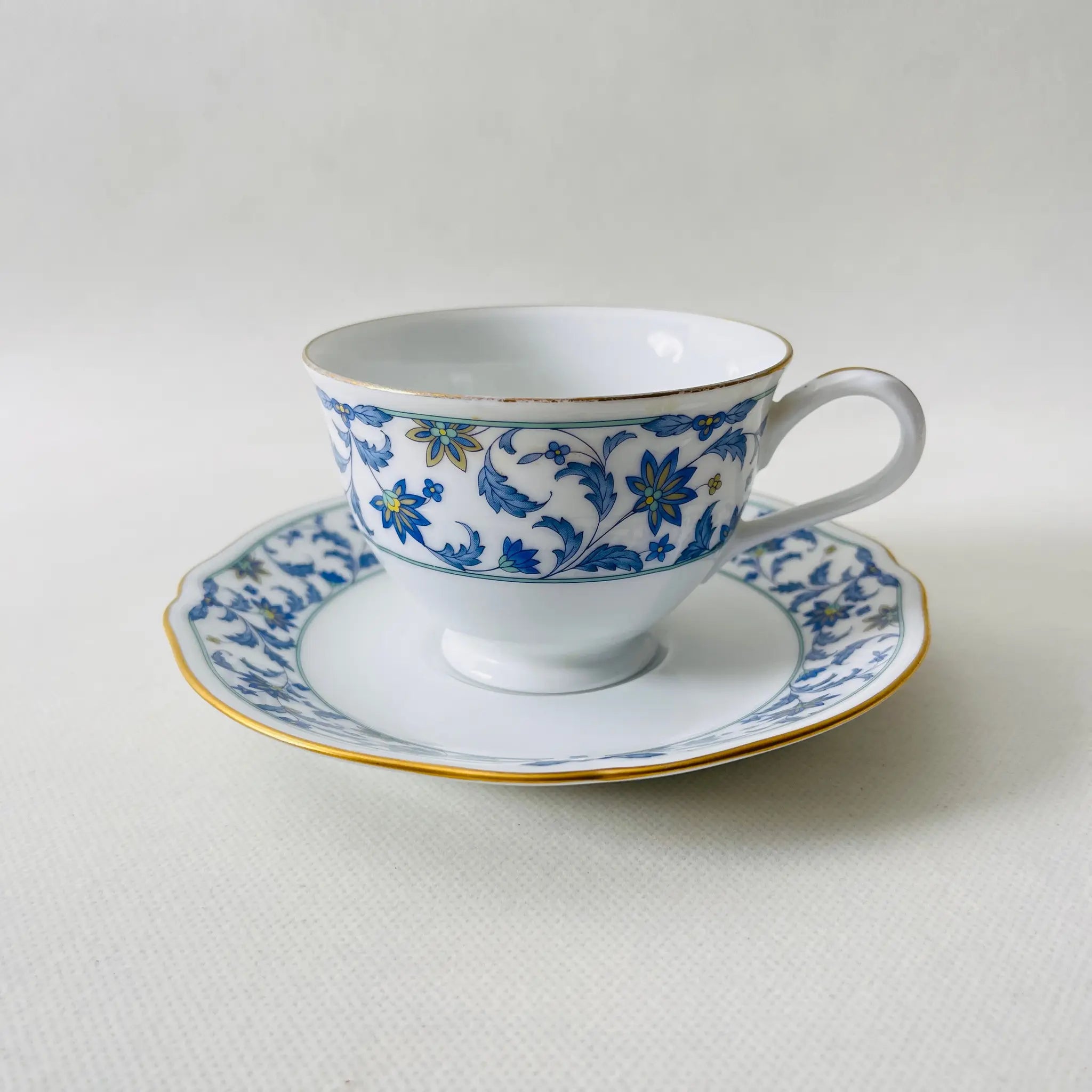 【リユース】ティーカップセット Noritake(ノリタケ) / NINFA LAGUNA(ニンファ ラグーナ) / 日本 /