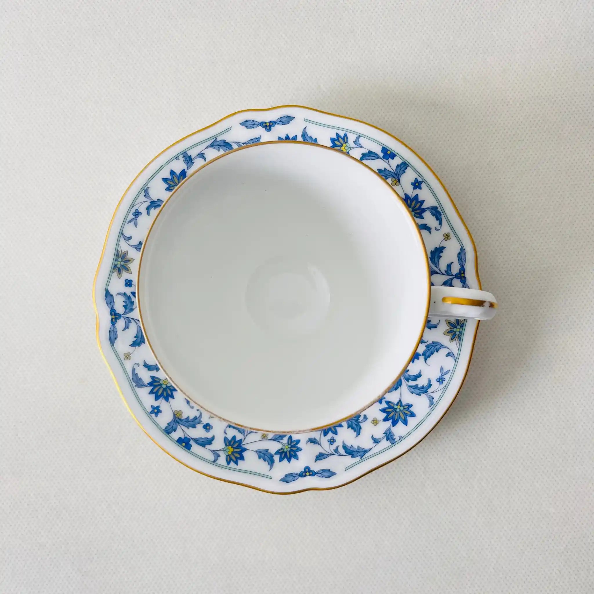 【リユース】ティーカップセット Noritake(ノリタケ) / NINFA LAGUNA(ニンファ ラグーナ) / 日本 /