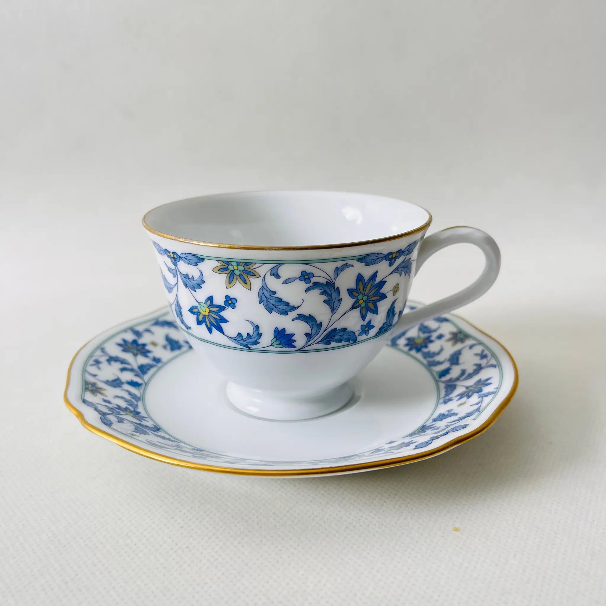【リユース】ティーカップセット Noritake(ノリタケ) / NINFA LAGUNA(ニンファ ラグーナ) / 日本 /