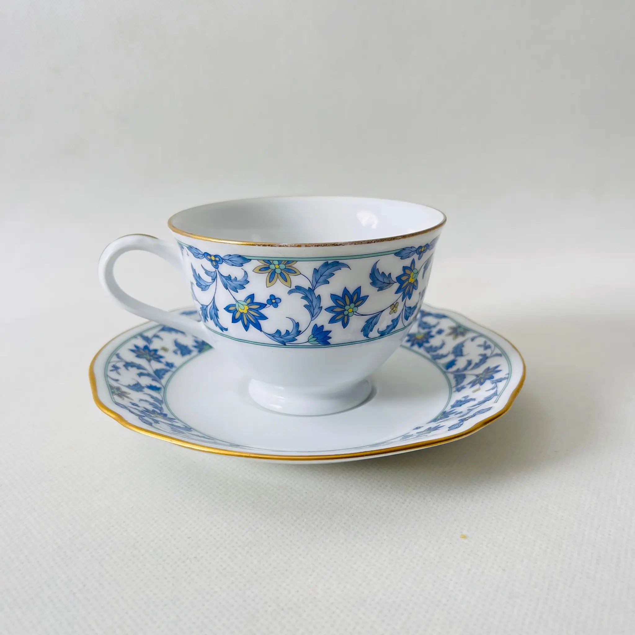 【リユース】ティーカップセット Noritake(ノリタケ) / NINFA LAGUNA(ニンファ ラグーナ) / 日本 /