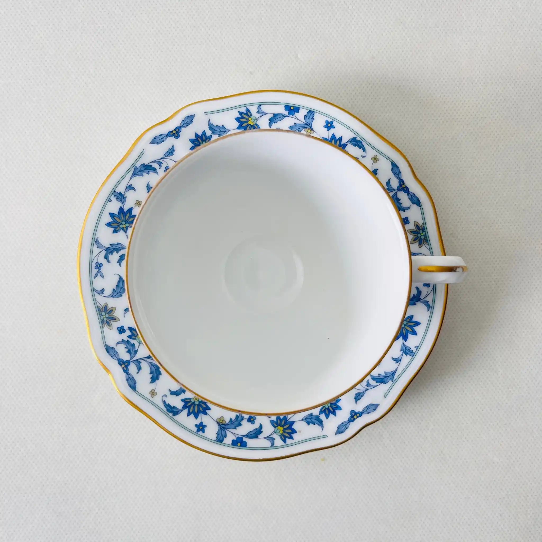 【リユース】ティーカップセット Noritake(ノリタケ) / NINFA LAGUNA(ニンファ ラグーナ) / 日本 /
