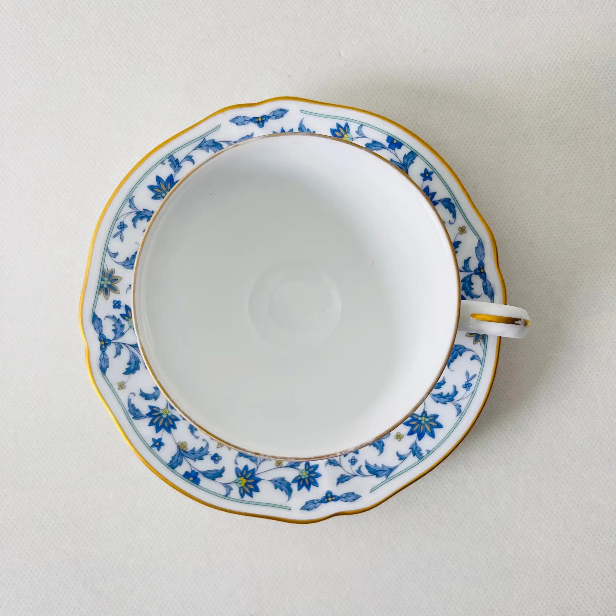 【リユース】ティーカップセット Noritake(ノリタケ) / NINFA LAGUNA(ニンファ ラグーナ) / 日本 /