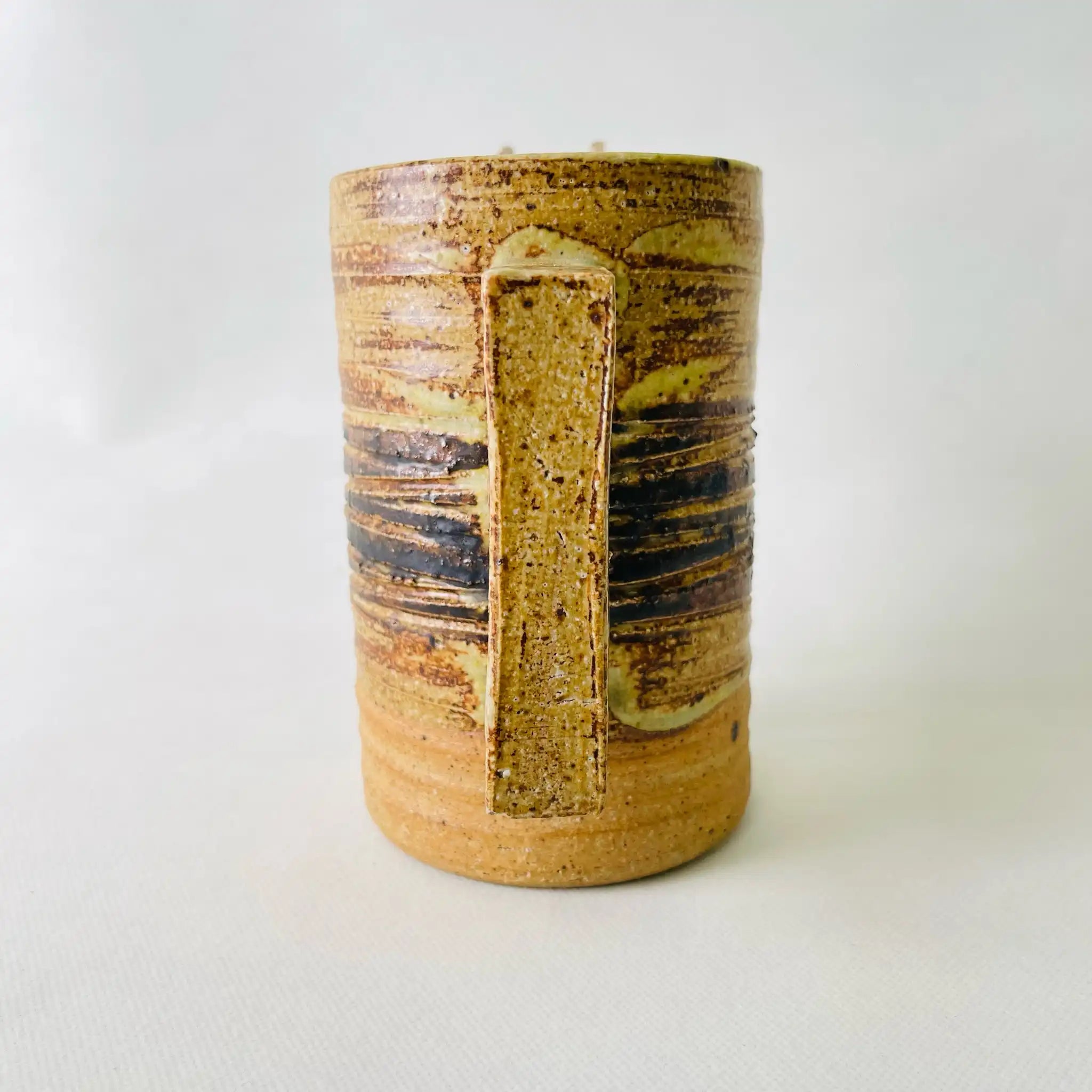 【アンティーク】 炻器製ピッチャー / ストーンウェア / デンマーク / 茶色の釉薬