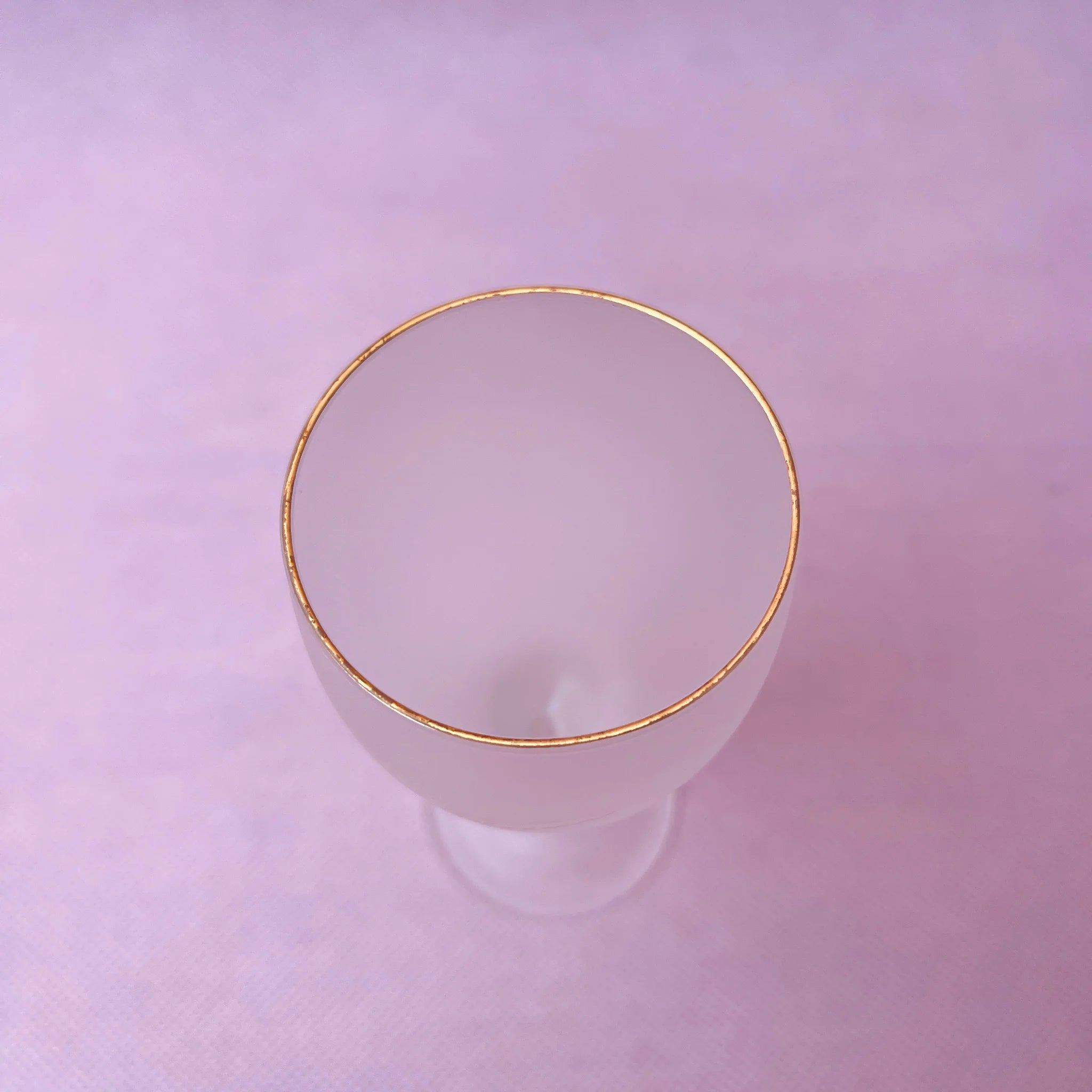 【リユース】 グラスセット 5P / Plaisir (プレジール) / フロスト加工 / 箱付き