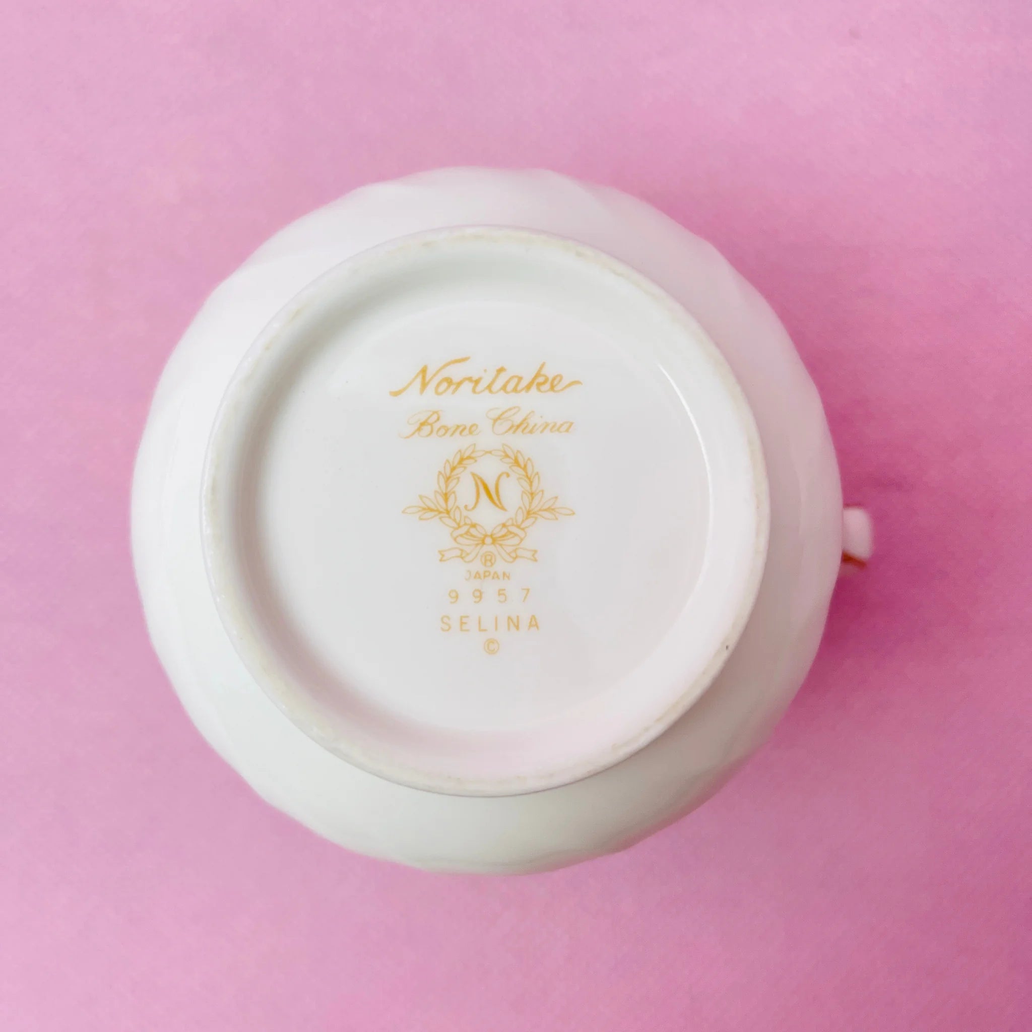 【リユース】 ミルクピッチャー / Noritake(ノリタケ) / セリナ / Bone China