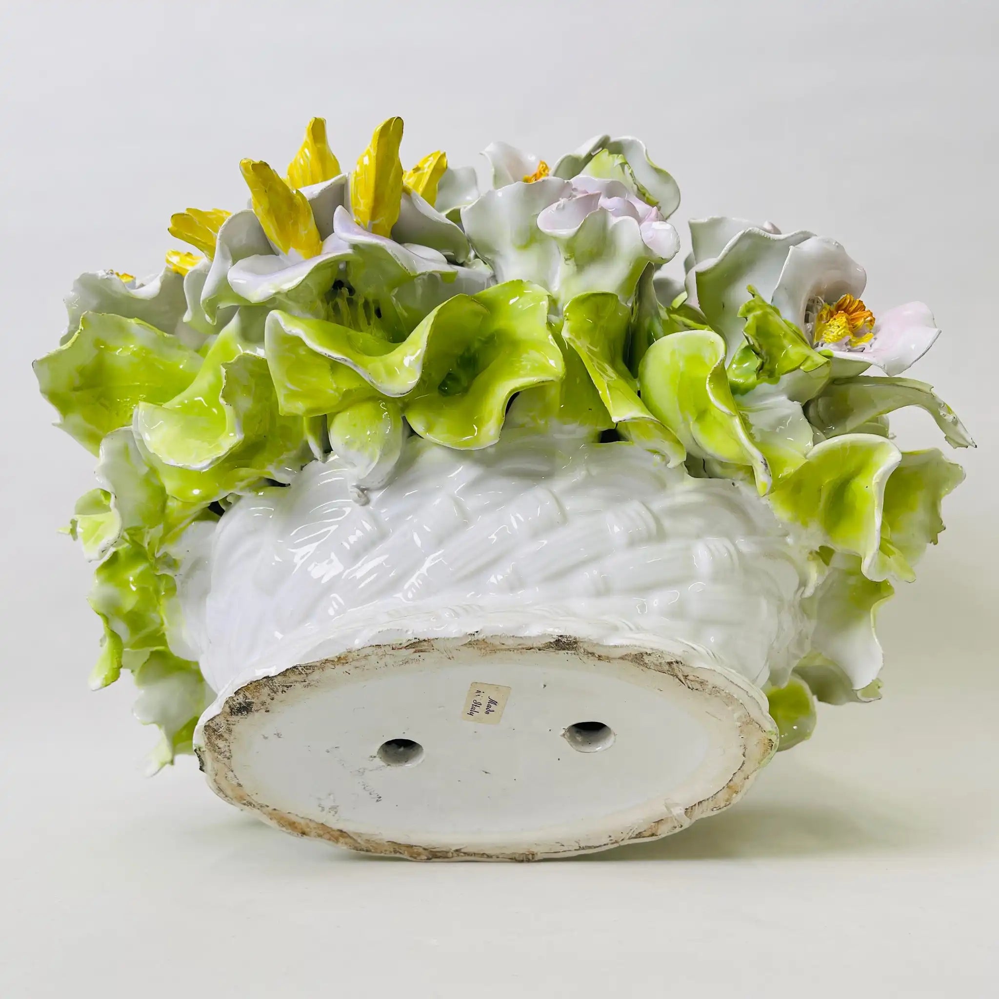 【リユース】 スミレフラワーブーケ / 陶器 / イギリス