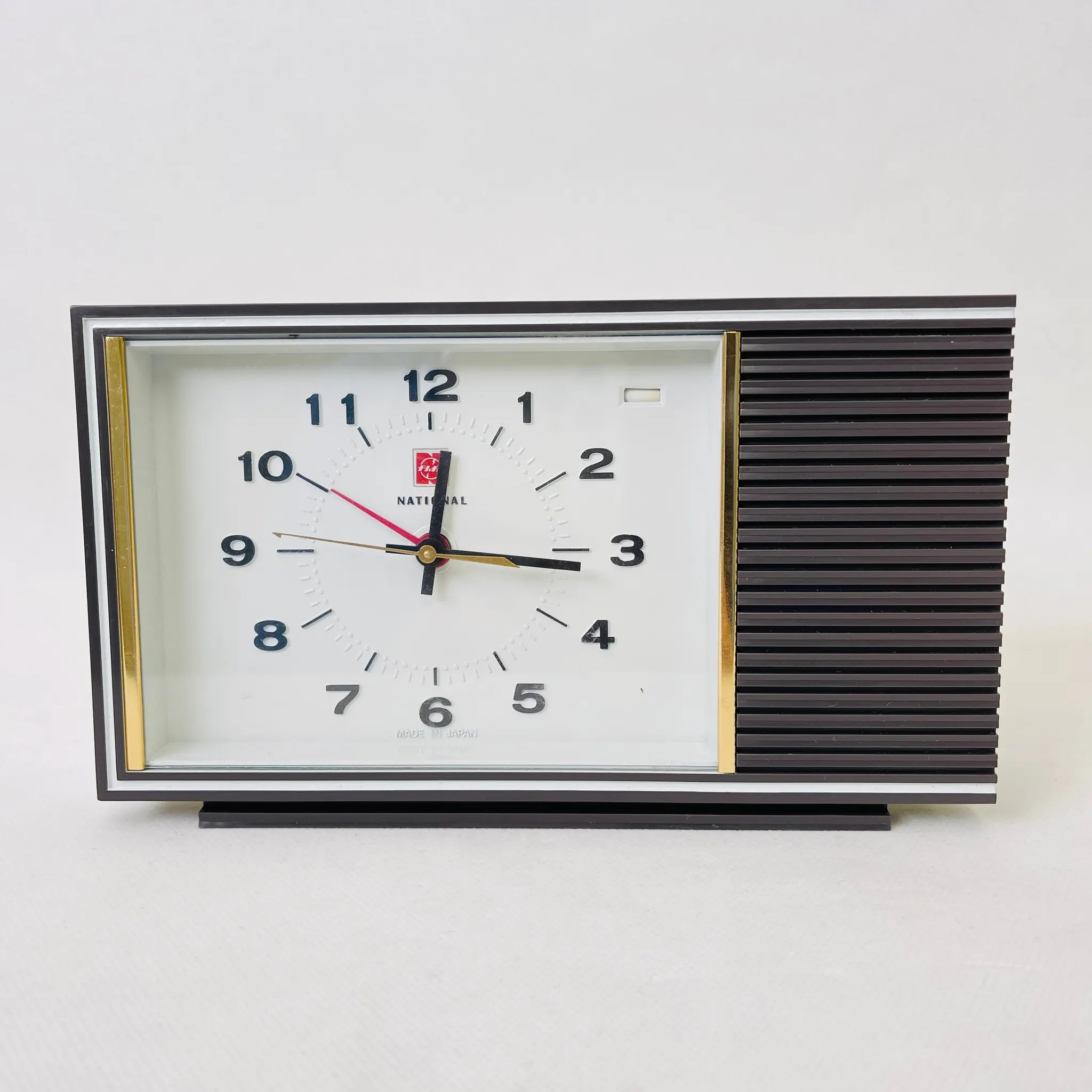 Vintage Table Clock / National (Panasonic) / TE-18 / Japan
