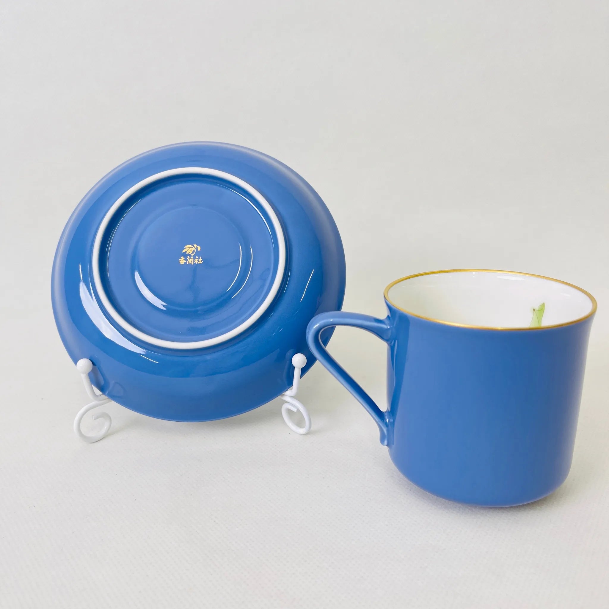 【リユース】 コーヒーカップ 2P / 香蘭社 / プリンセスローズ / 未使用 / 箱付き