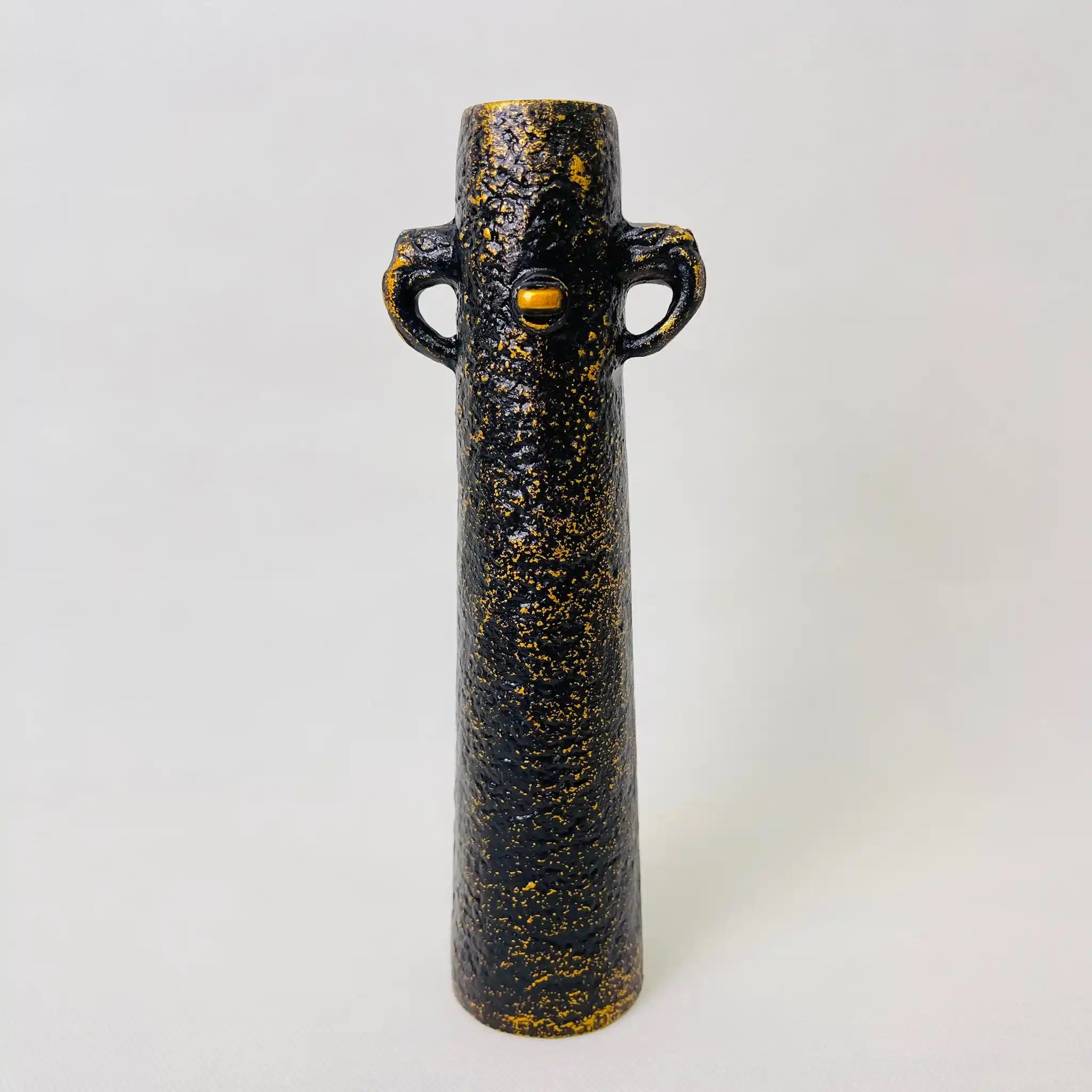 【骨董品】 一輪挿し(花瓶) / 今宵の主 / 唐銅 / 日本 / 唐銅花入 / 箱付き