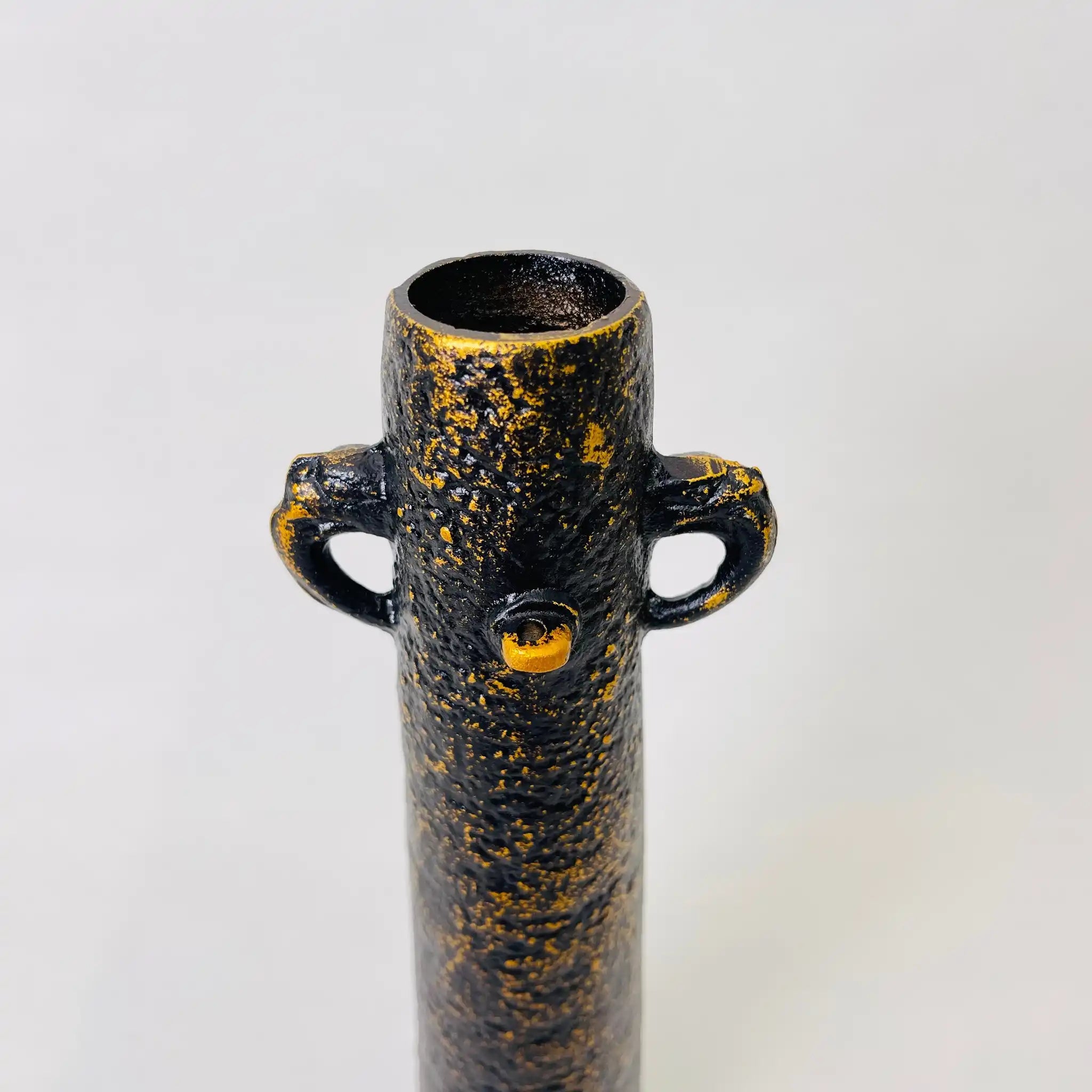 【骨董品】 一輪挿し(花瓶) / 今宵の主 / 唐銅 / 日本 / 唐銅花入 / 箱付き