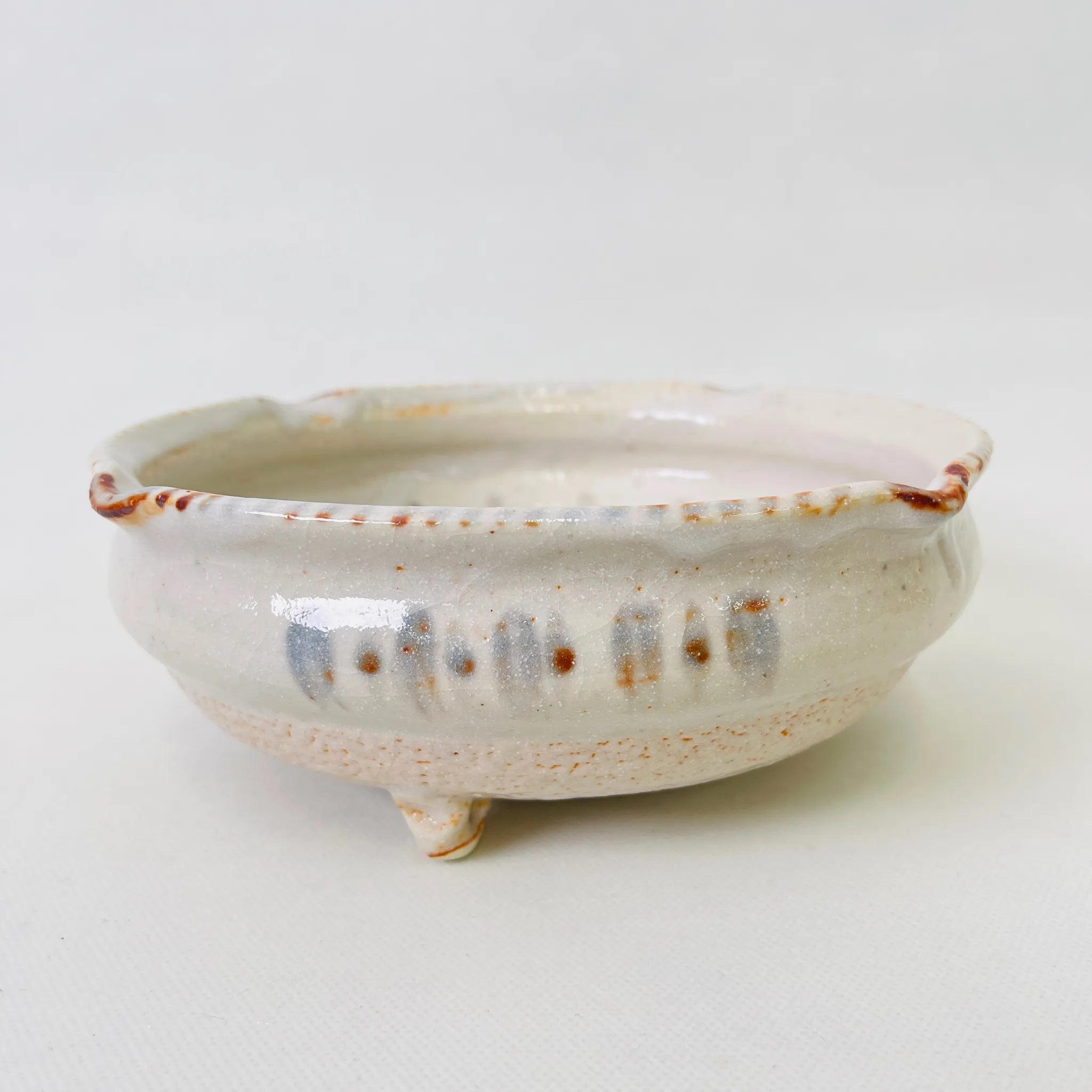 【骨董品】 吉野鉢 / 志野焼  / 陶器 / 日本 / 箱付き