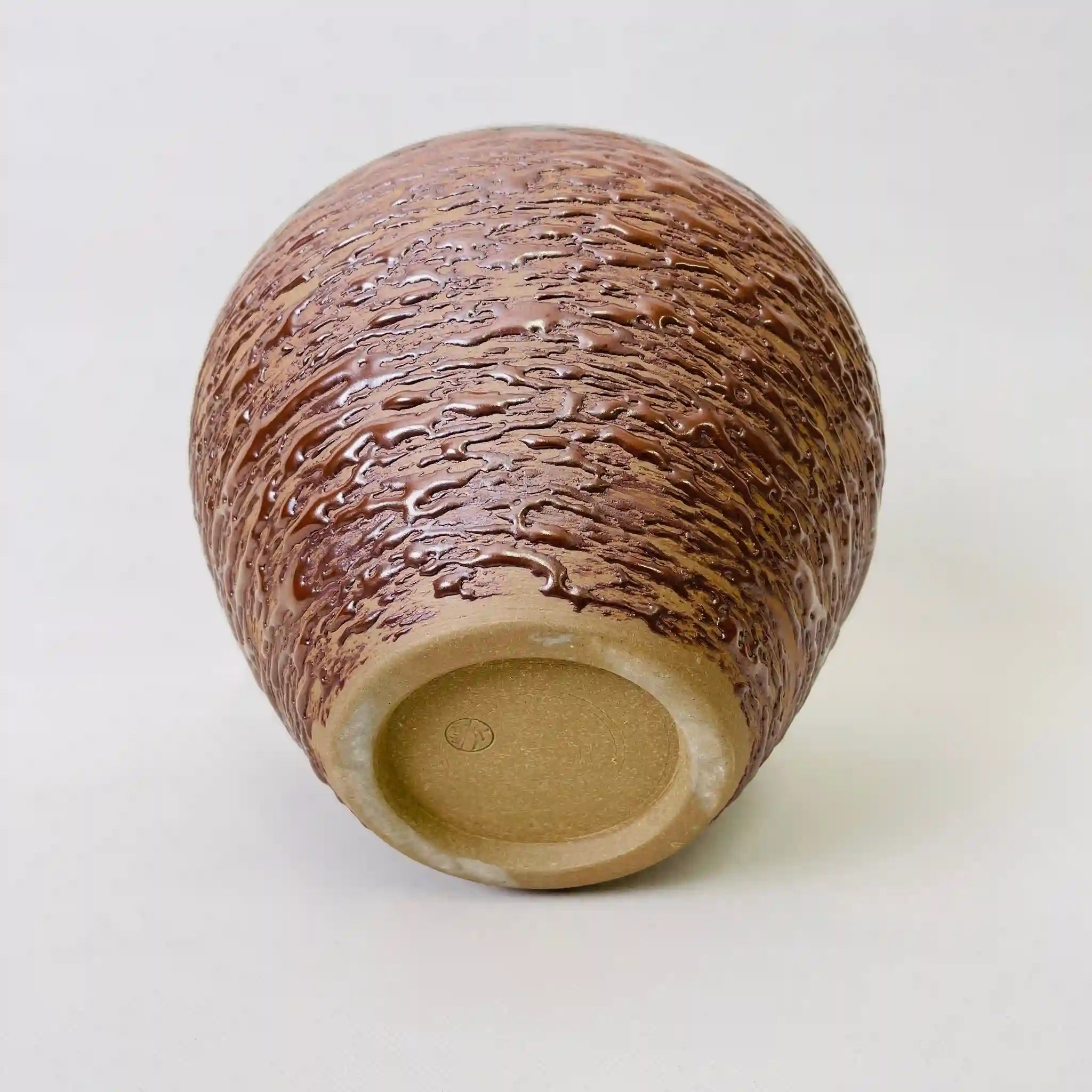 【骨董品】 花瓶(フラワーベース) / 松皮窯 大澤久次郎 / 犬山焼 雲錦手 / 陶器 / 日本 /  金彩色絵 花紅葉文 / 箱付き