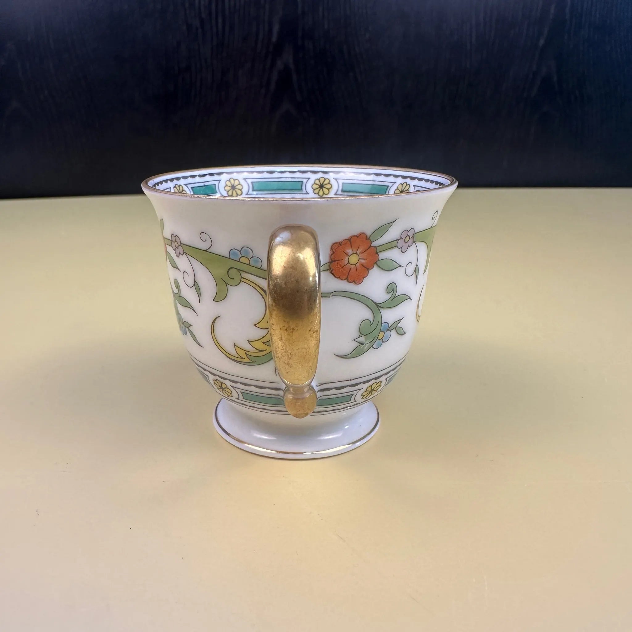 【アンティーク】 ミニティーカップ&ソーサーセット / Noritake(ノリタケ) / CYRIL(シリル) / 1930年代 / 日本 / イギリス直輸入