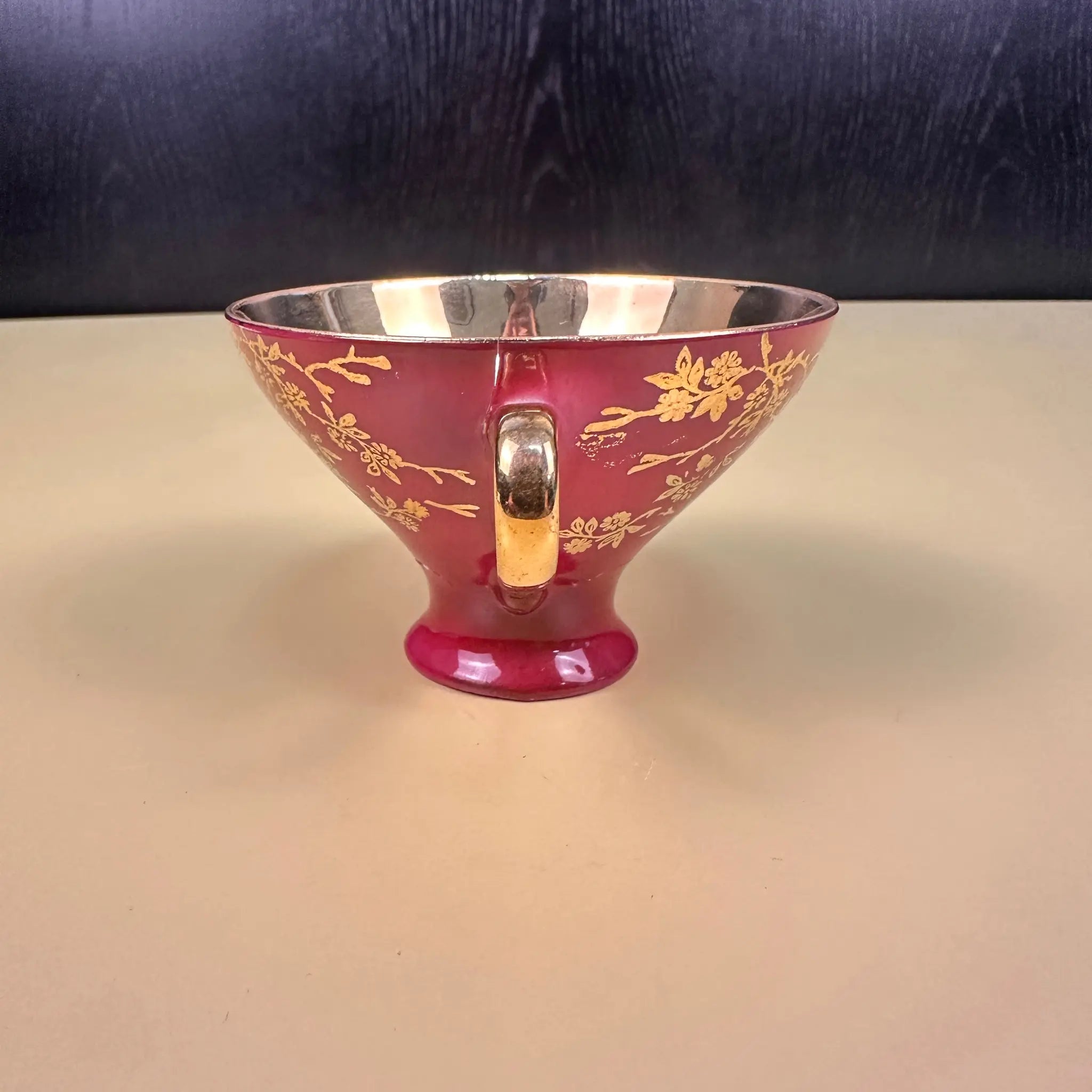 【アンティーク】 ミニティーカップ&ソーサーセット / Bavaria(バーバリア) / Waldsassen(ヴァルトザッセン) / ドイツ / 割れ補修跡あり