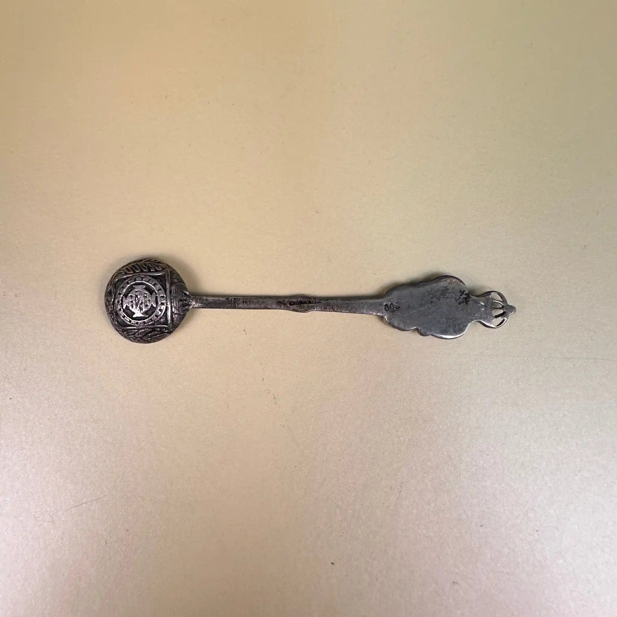 【アンティーク】 ミニティーカップ&ポット&ソーサーセット /  ミニスプーン付き5P イギリス直輸入