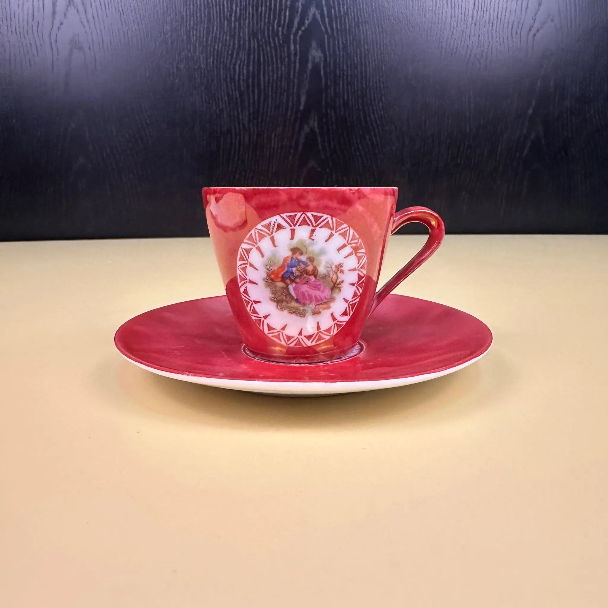 【アンティーク】 ミニティーカップ&ソーサーセット / BOND WARE / 日本 / イギリス直輸入